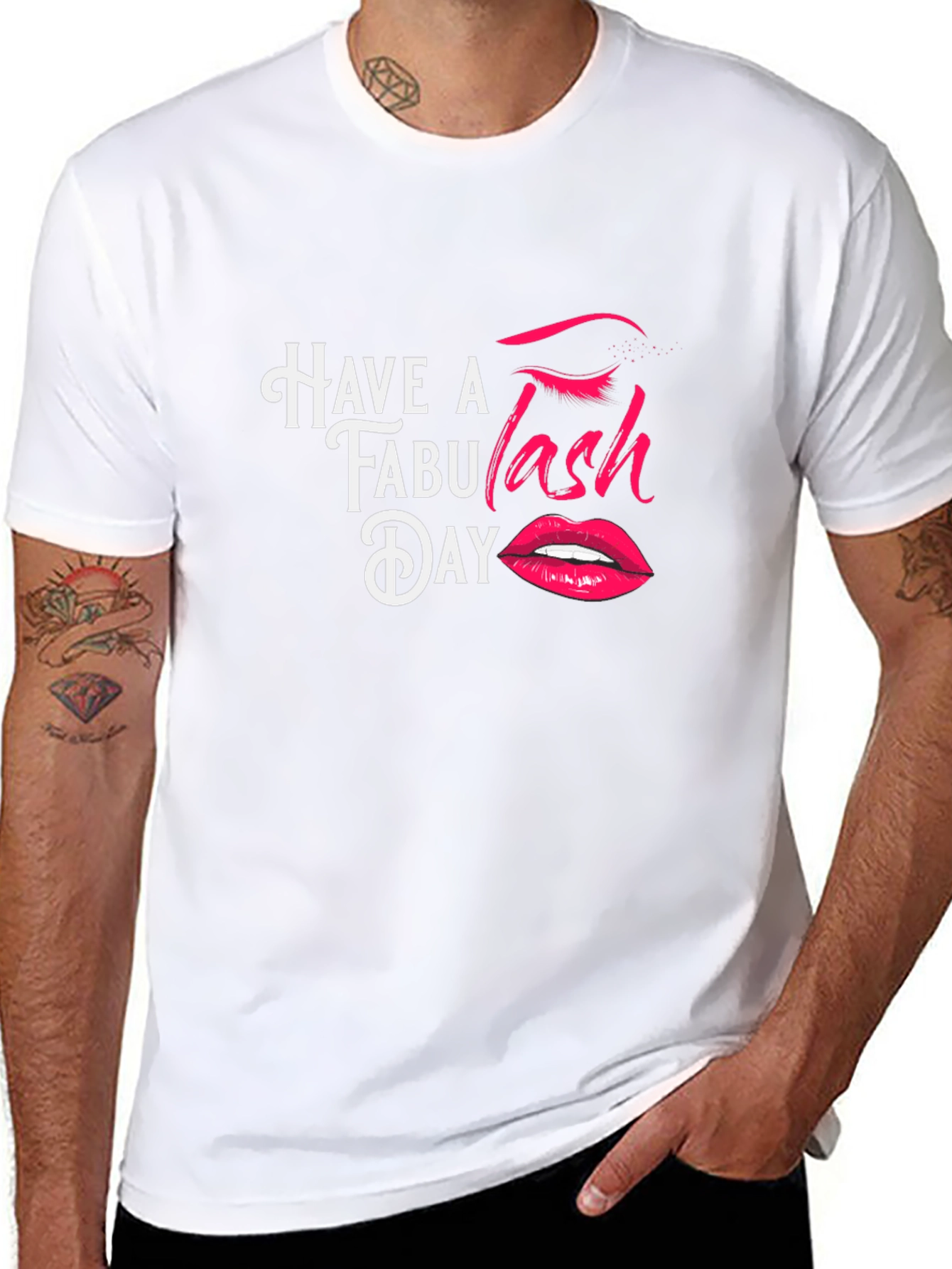 Black Fabu-Lash Day T-Shirt - Stylish Graphic Tee view 8