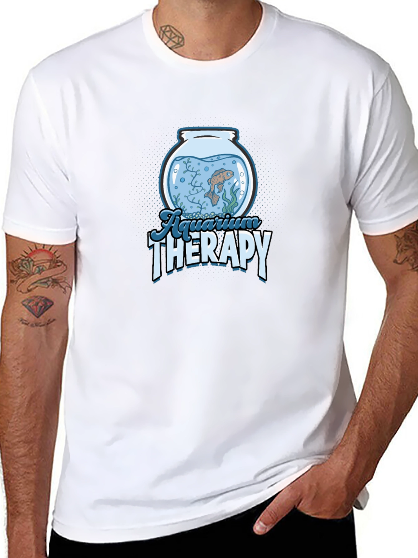 Aquarium Therapy Graphic T-Shirt - 8