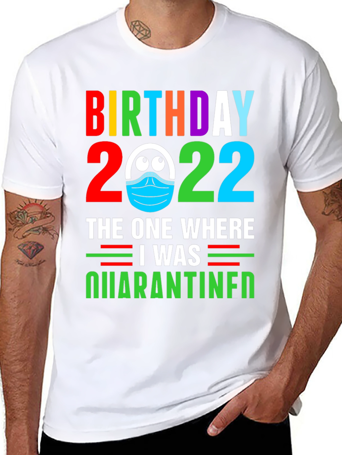 Black Birthday 2022 Quarantine T-Shirt view 8