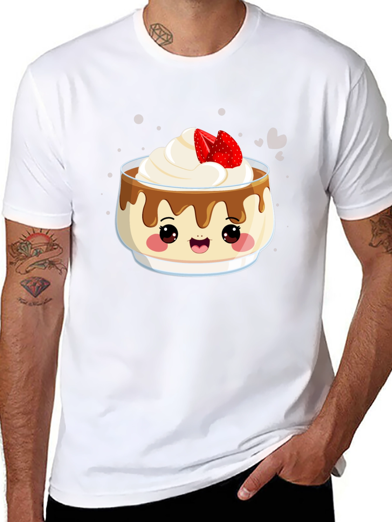 Black Kawaii Dessert T-Shirt: Sweet Treat Style! view 8