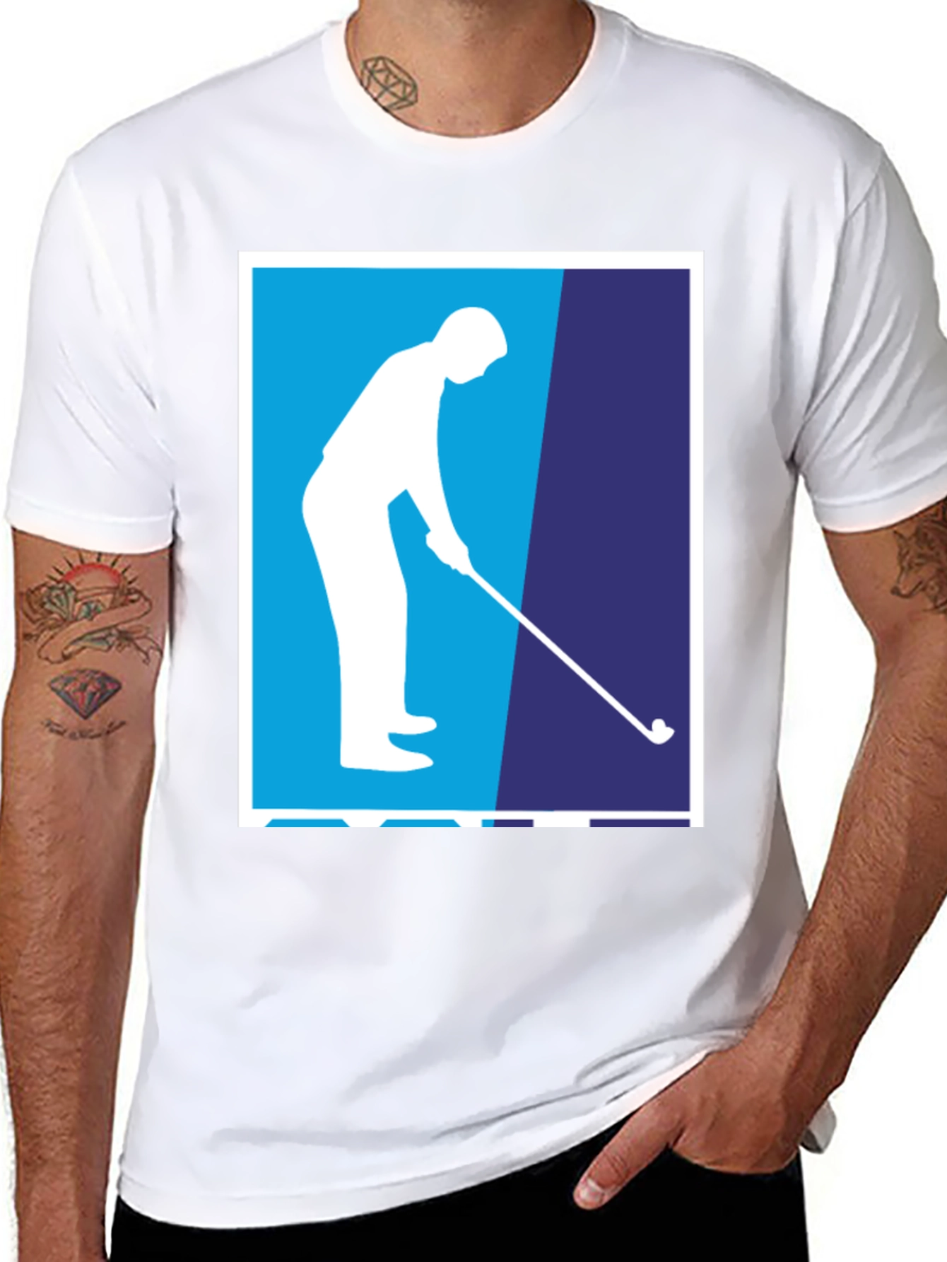Golf Swing Graphic Tee - Stylish & Comfortable - 8