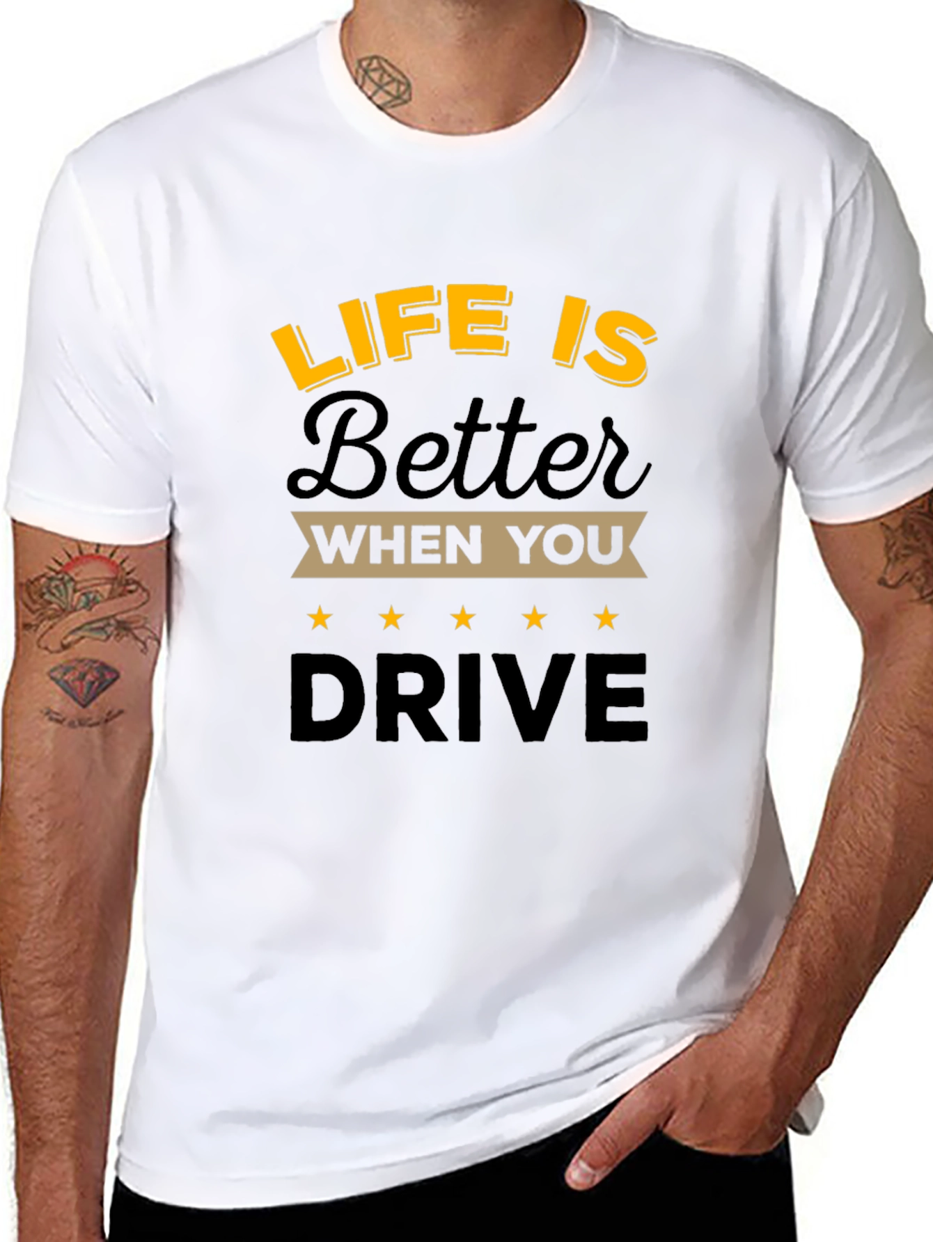 Black Life is Better When You Drive T-Shirt view 8