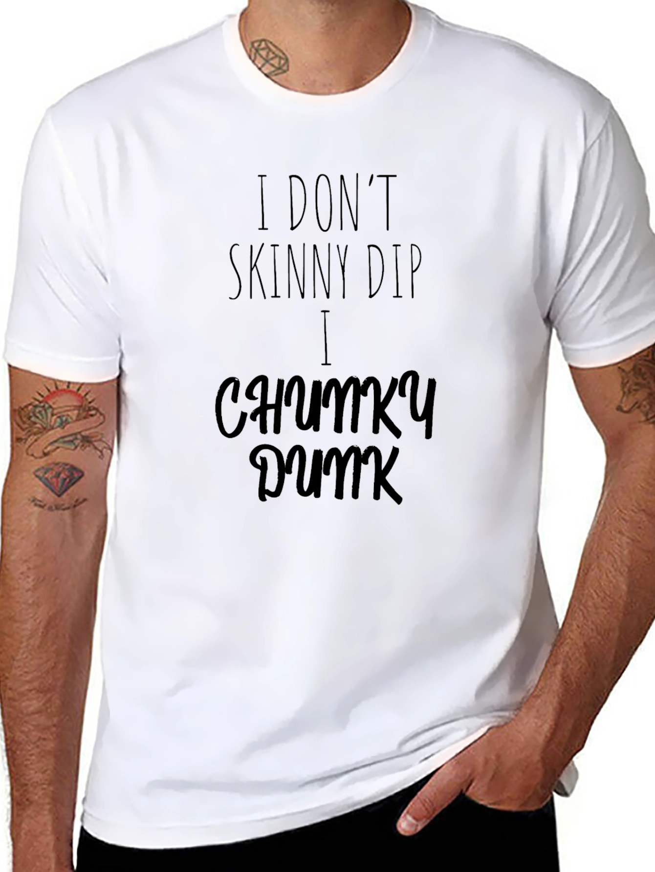 Black Chunky Dunk T-Shirt - Funny Graphic Tee view 8