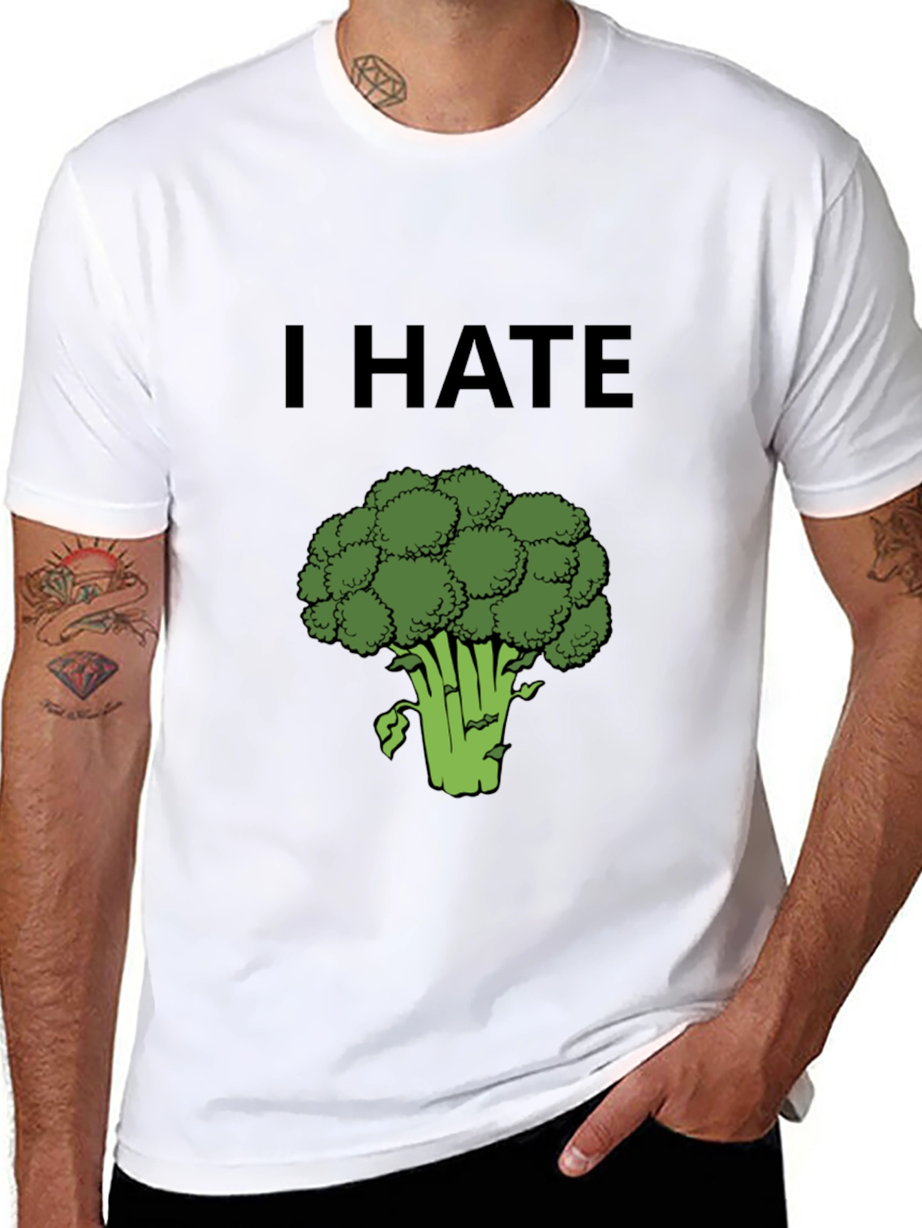 I Hate Broccoli Graphic Tee - 8