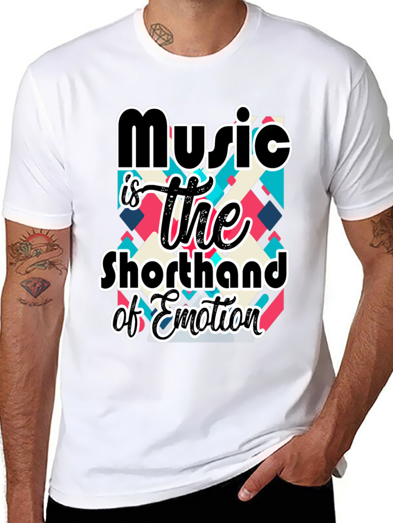 Black Music is Emotion Graphic T-Shirt view 8