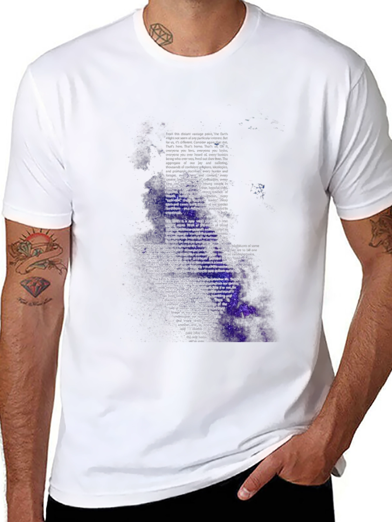 Black Cosmic Arrow T-Shirt view 8