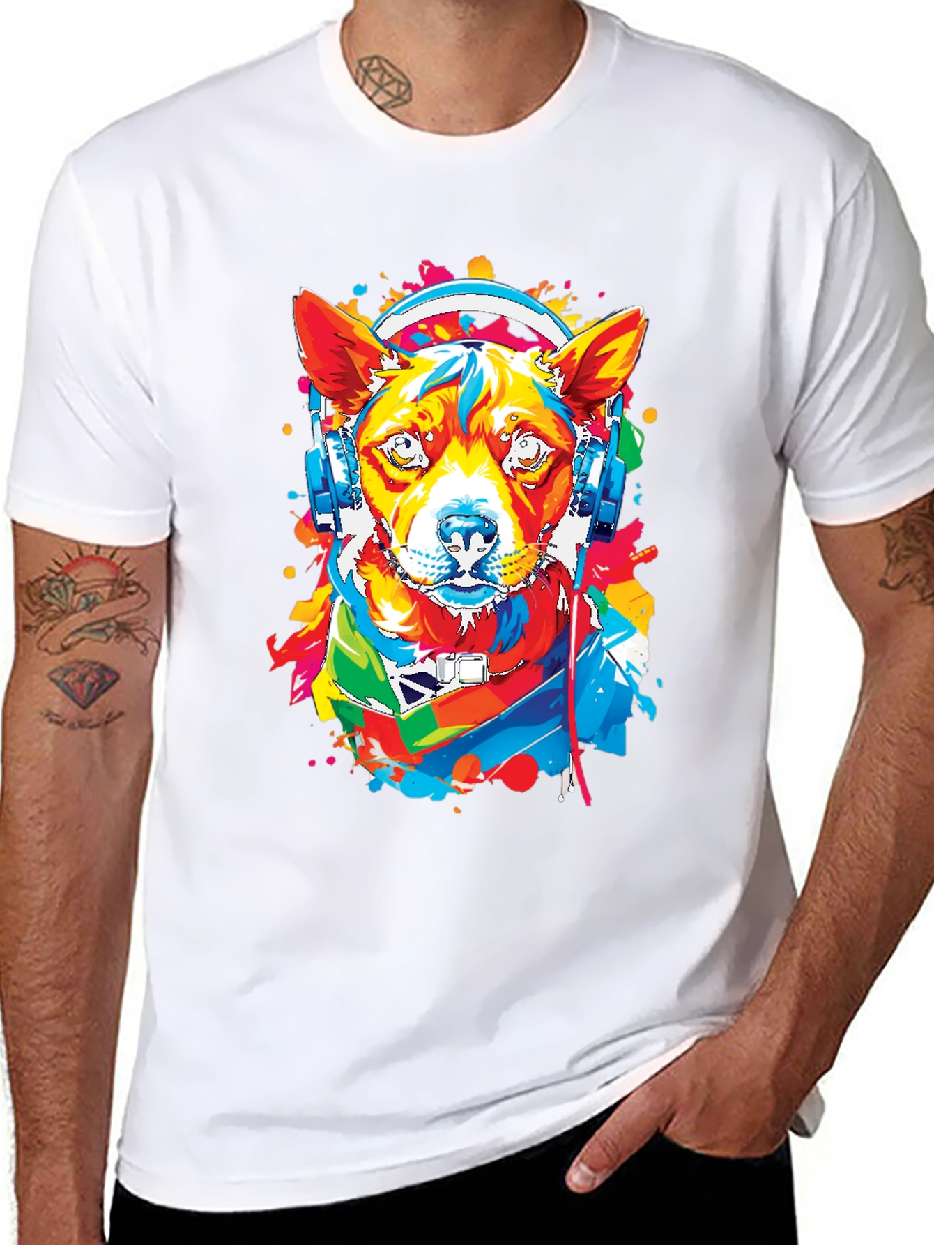 Black Dog DJ Black T-Shirt view 8