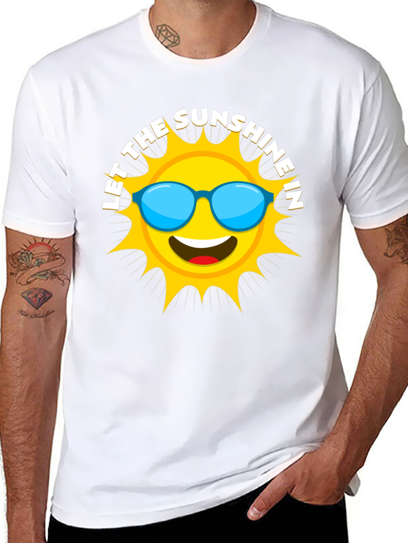 Black Sunshine Graphic Tee - Let the Sunshine In! view 8