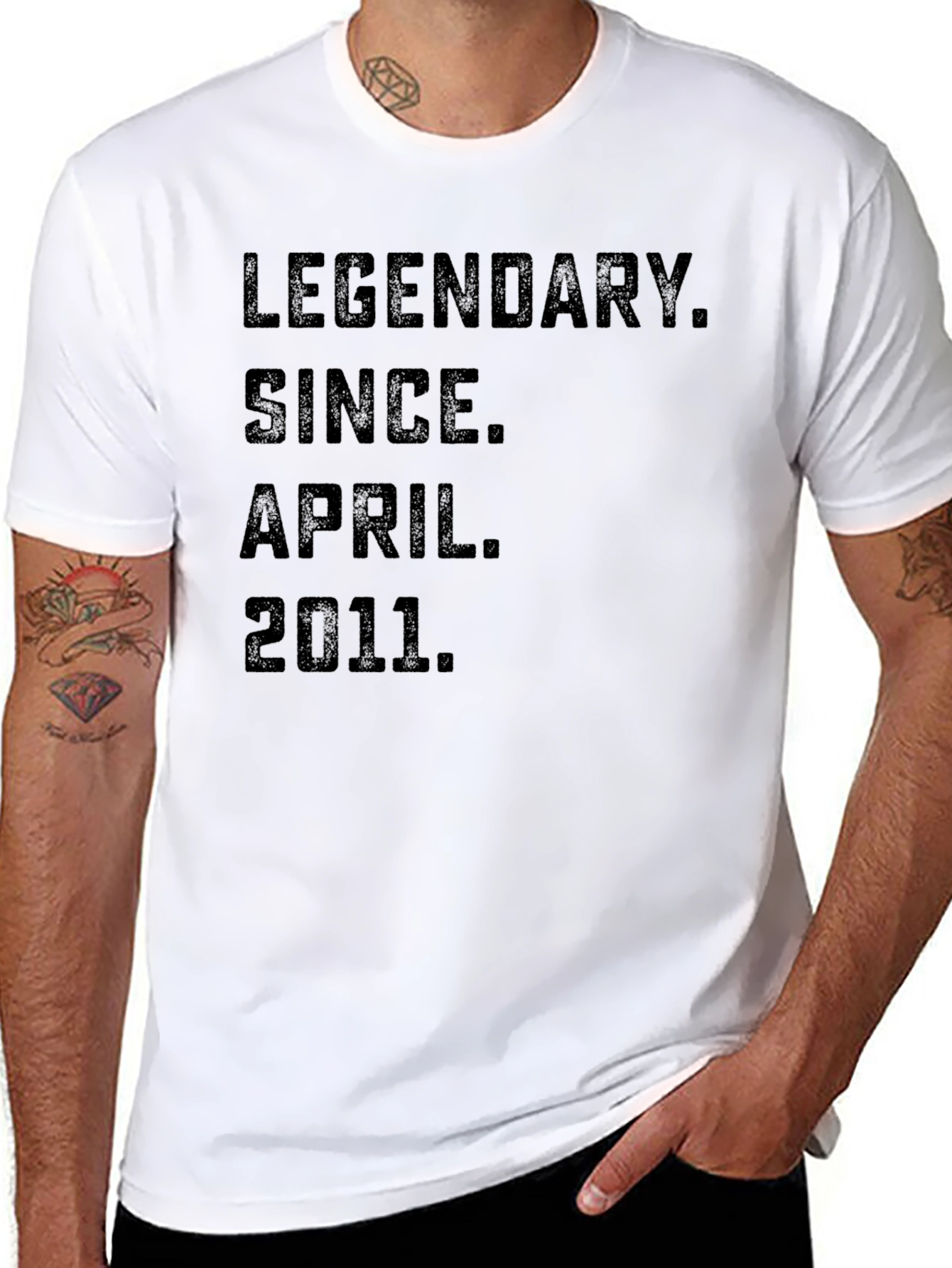 Legendary Since April 2011 T-Shirt - 8
