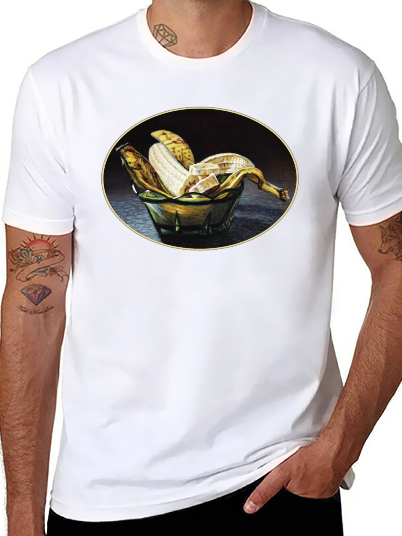 Black Banana Bowl T-Shirt view 8