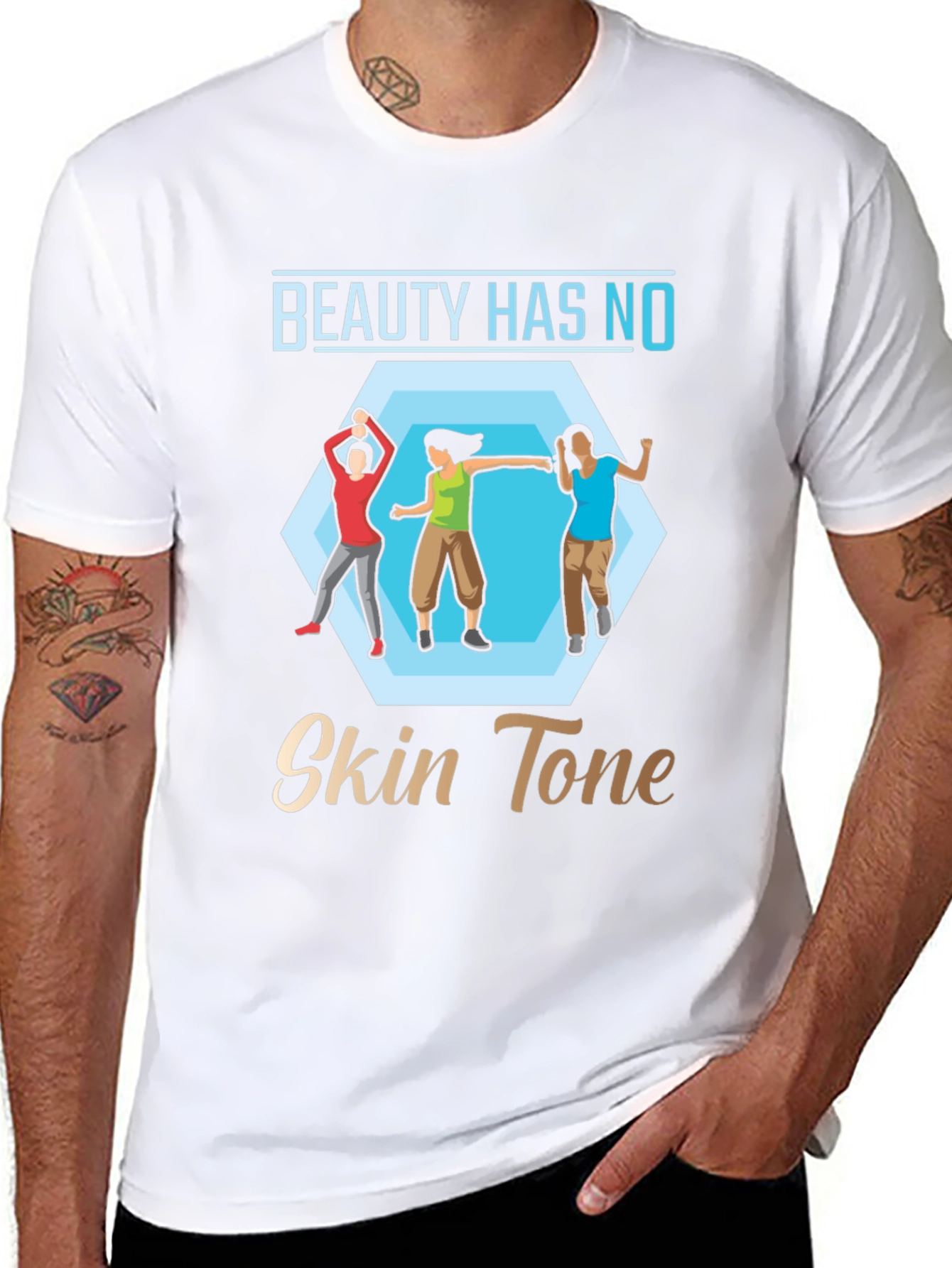 Black Beauty Has No Skin Tone Graphic T-Shirt view 8