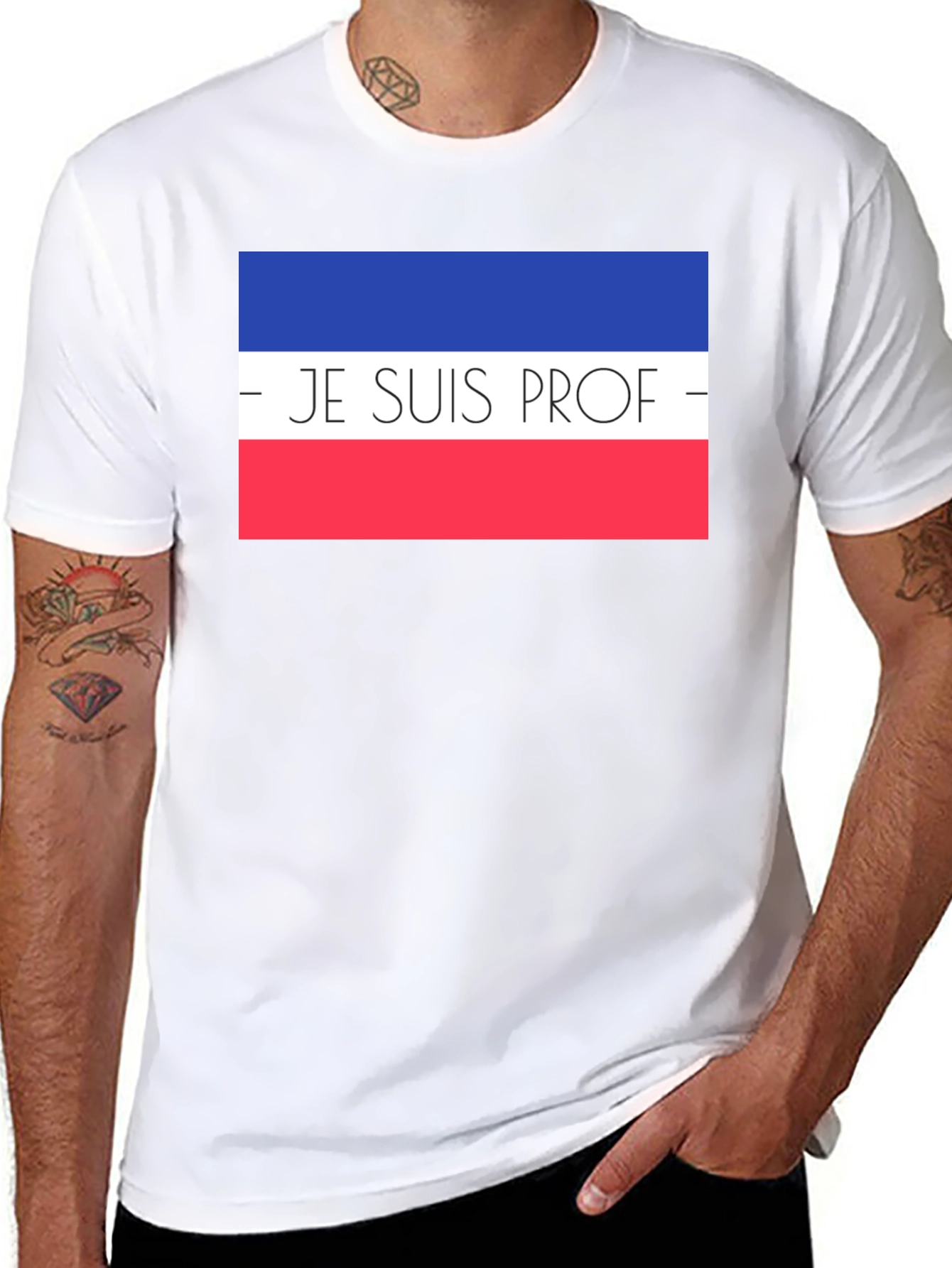 Je Suis Prof T-Shirt - French Teacher Pride Tee - 8