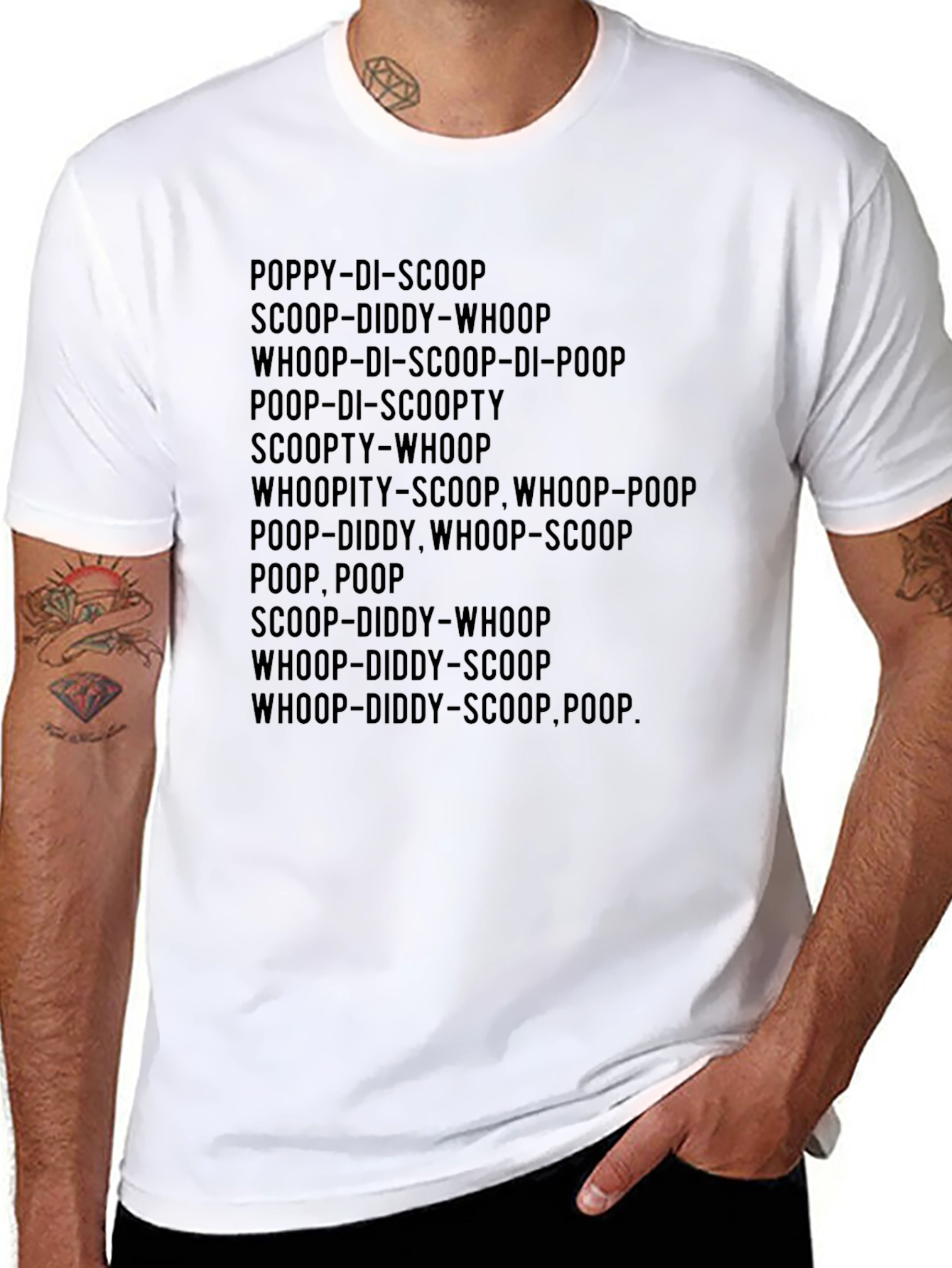 Black Poopy-di Scoop Graphic Tee view 8