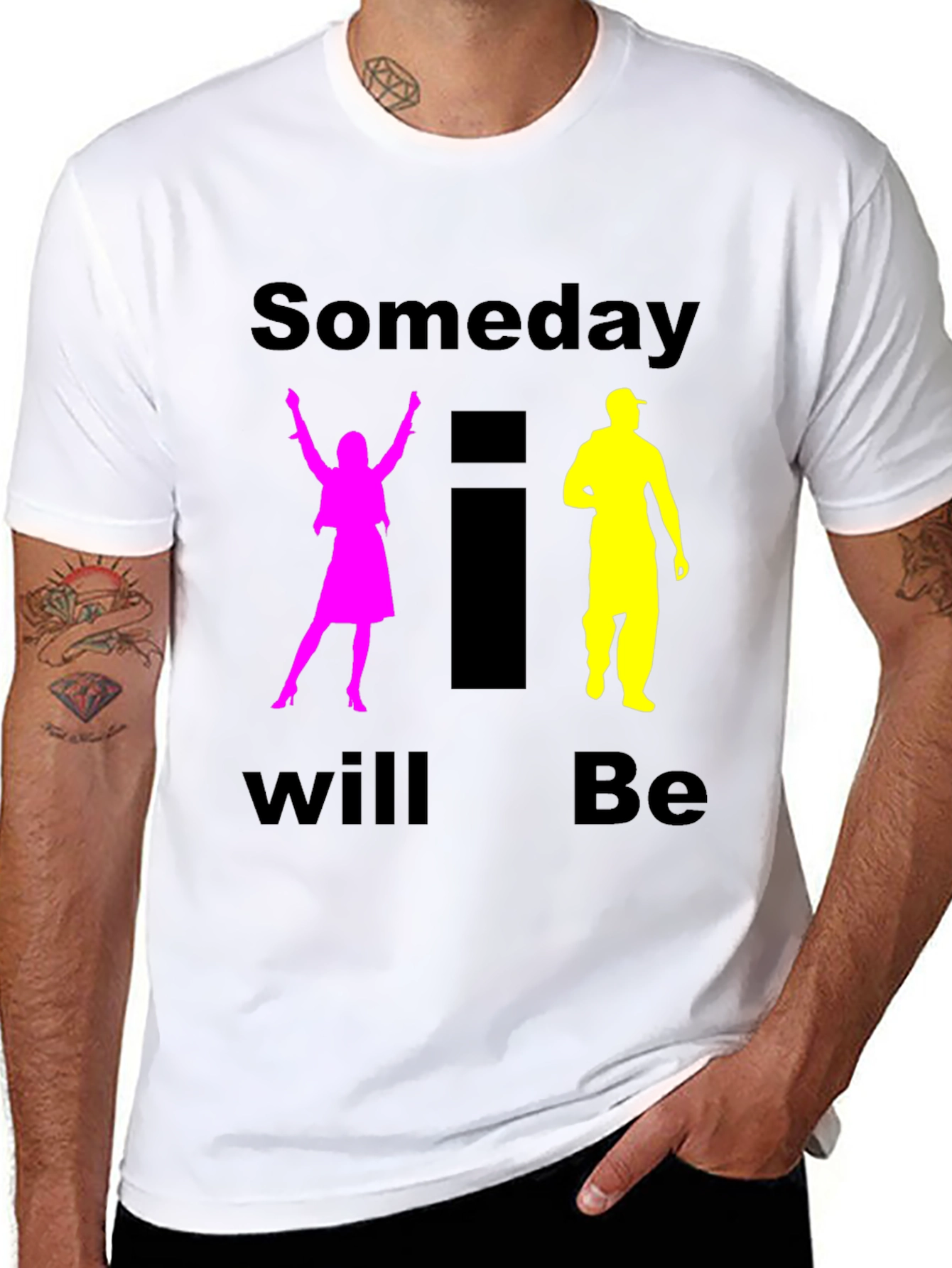 Black Someday I Will Be T-Shirt view 8