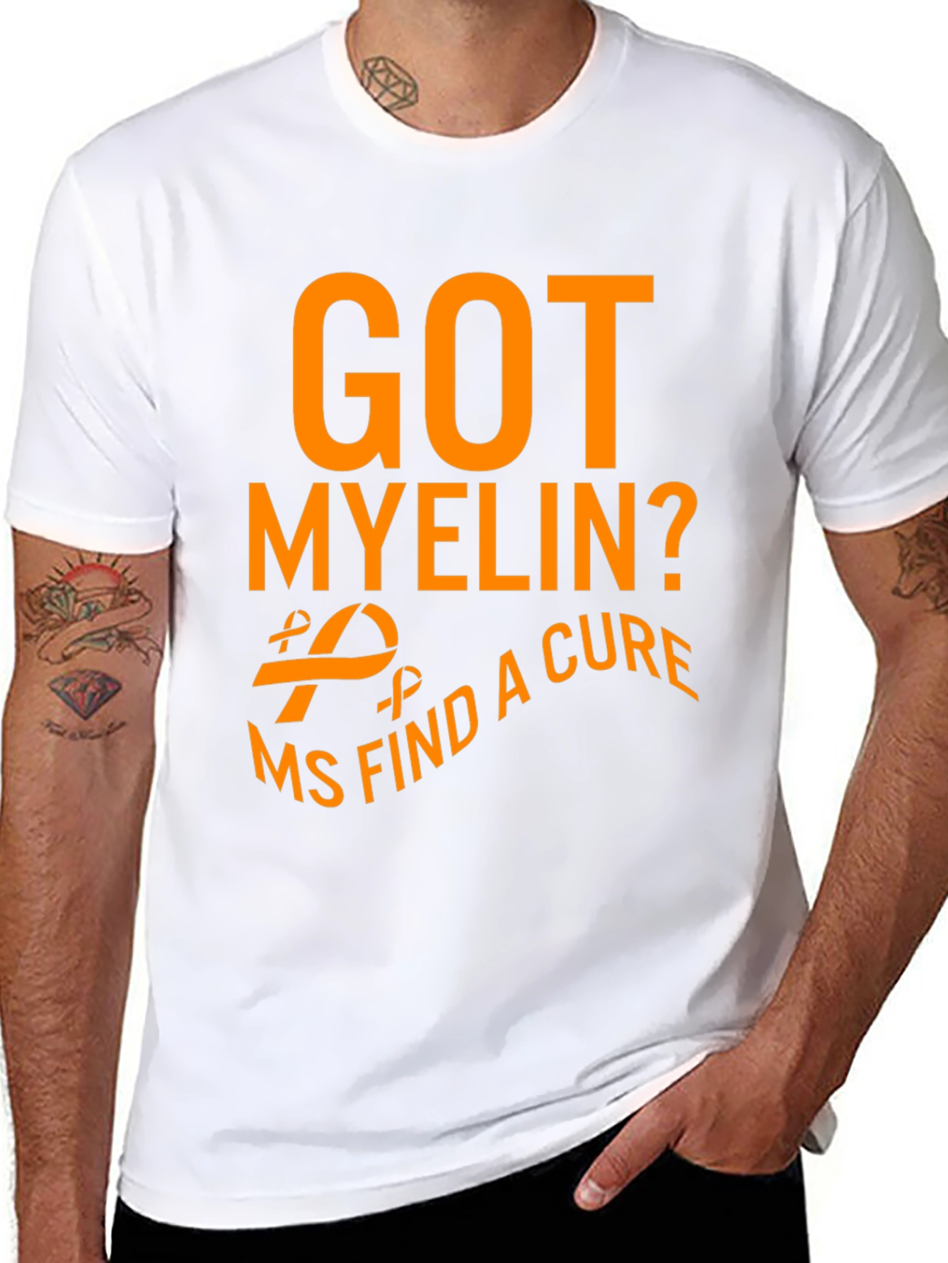 Got Myelin? MS Find a Cure Awareness T-Shirt - 8