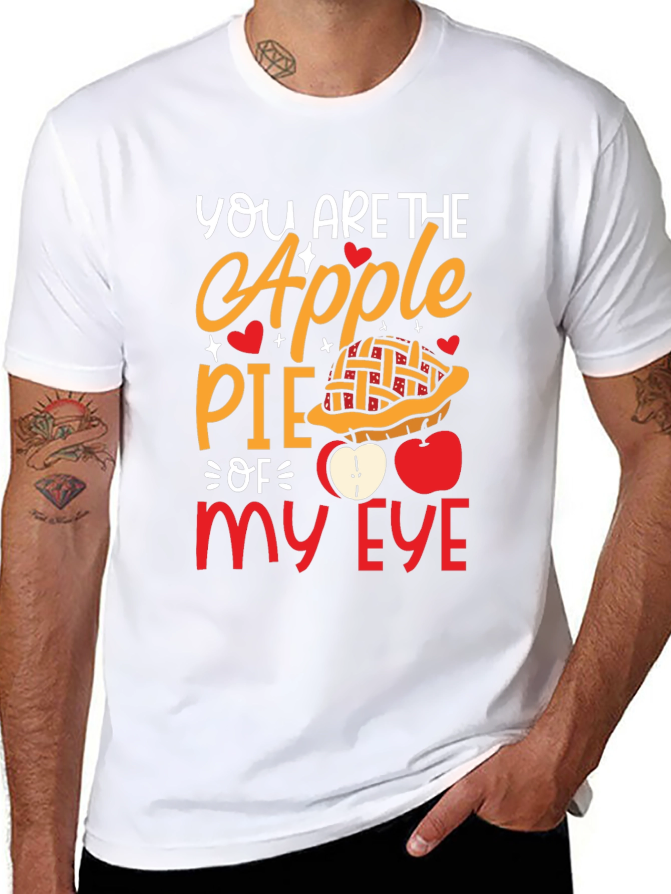 Apple Pie of My Eye Graphic T-Shirt - 8