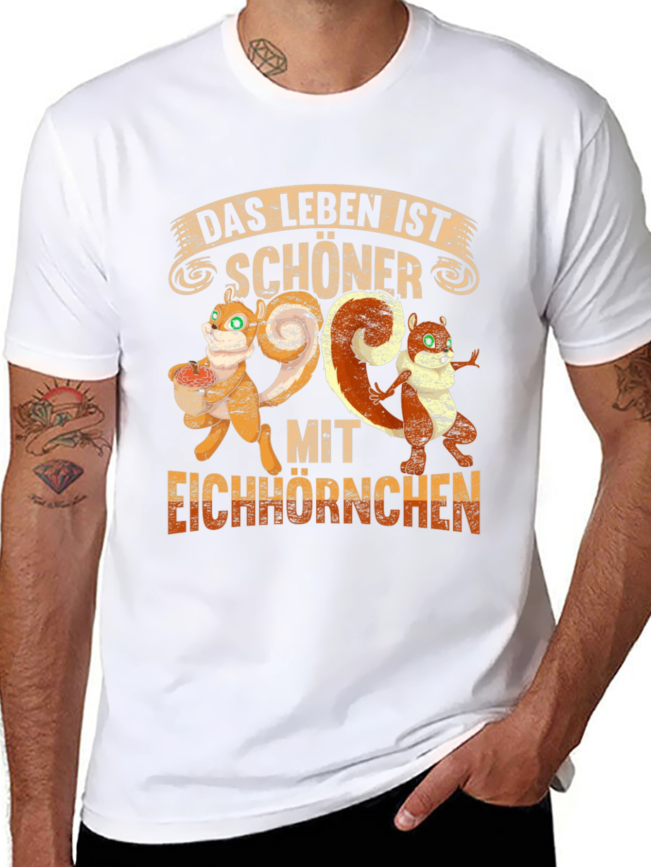 Black Squirrel T-Shirt - Das Leben Ist Schöner view 8