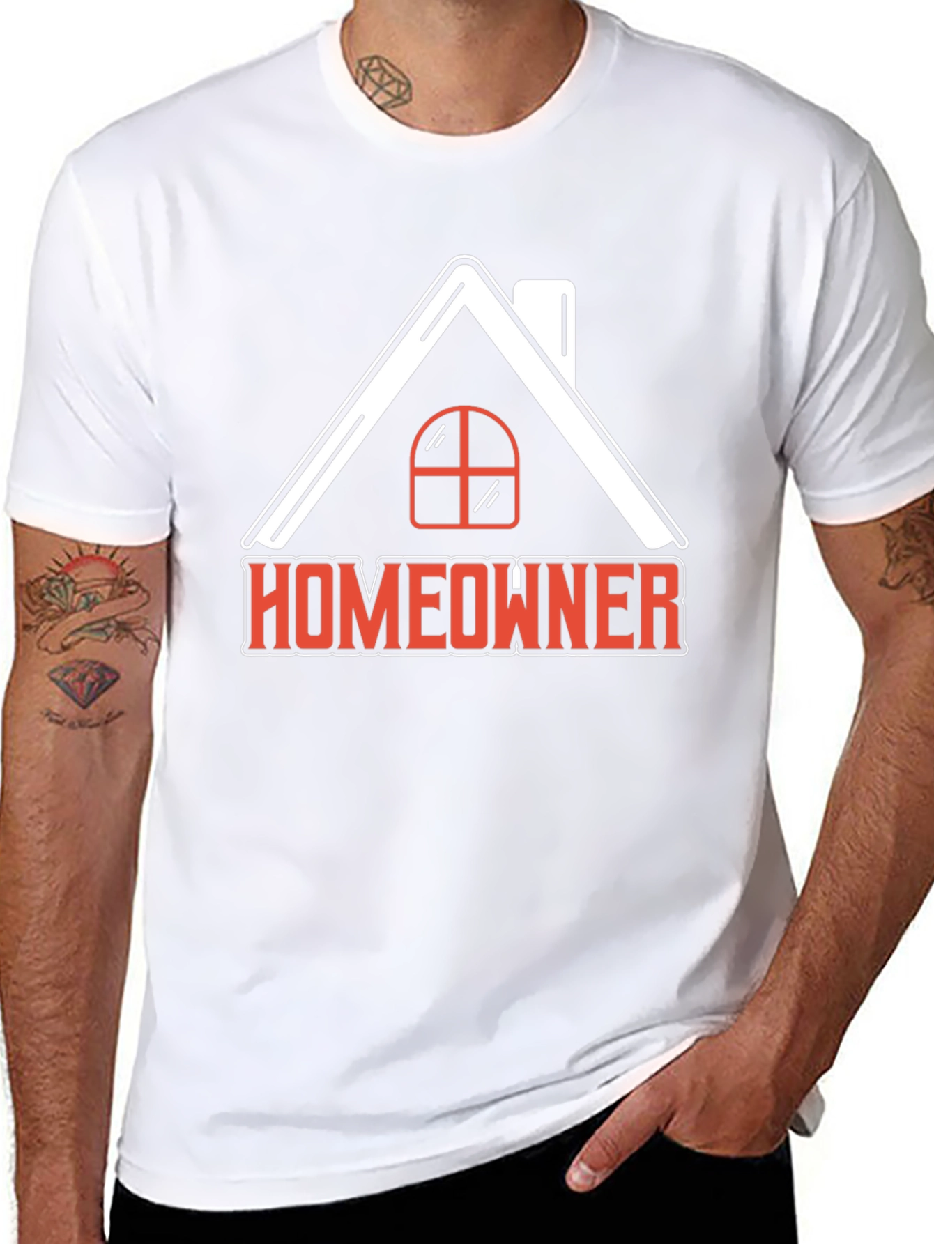 Black Homeowner Graphic Tee view 8