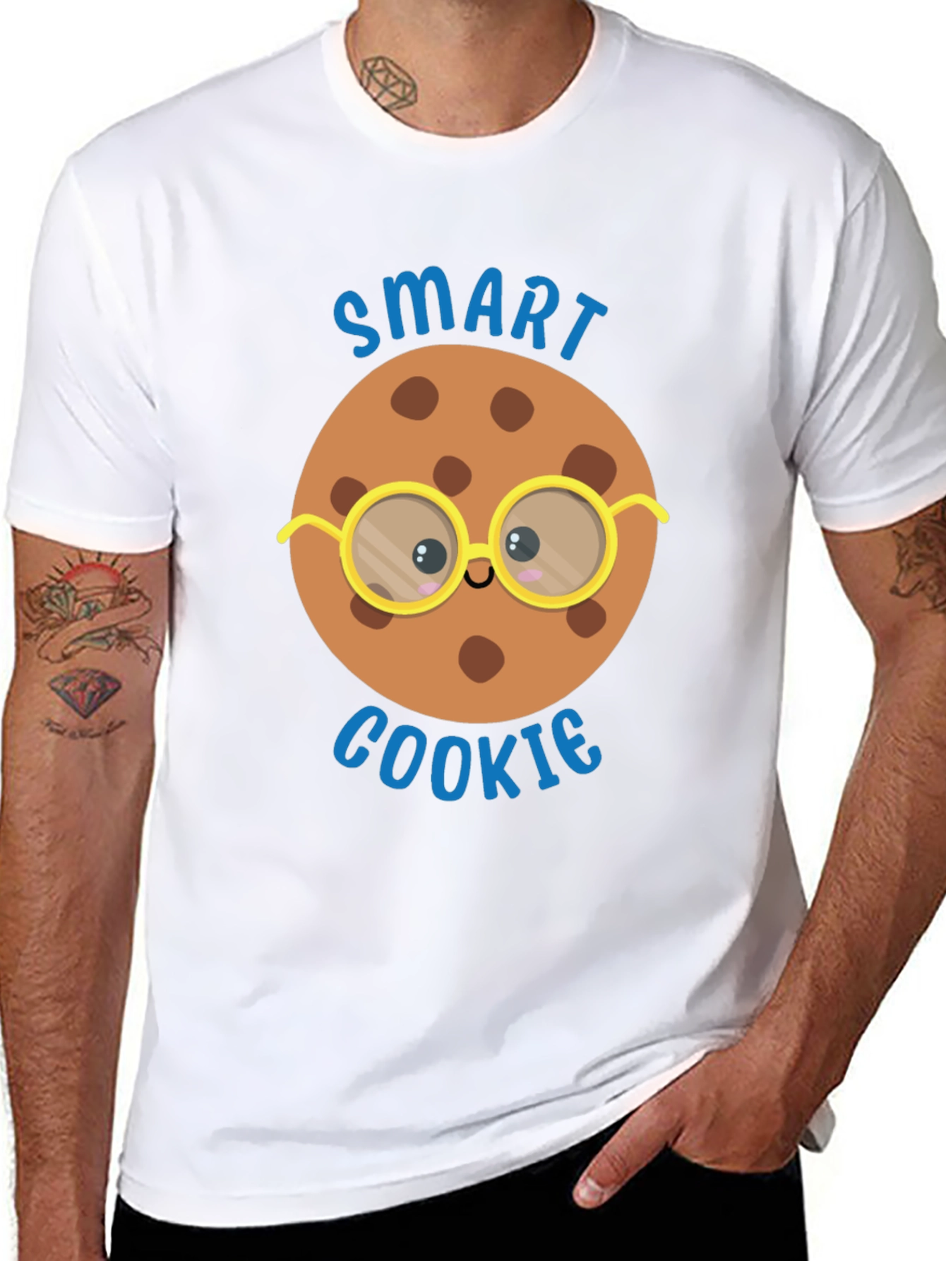 Black Smart Cookie T-Shirt view 8