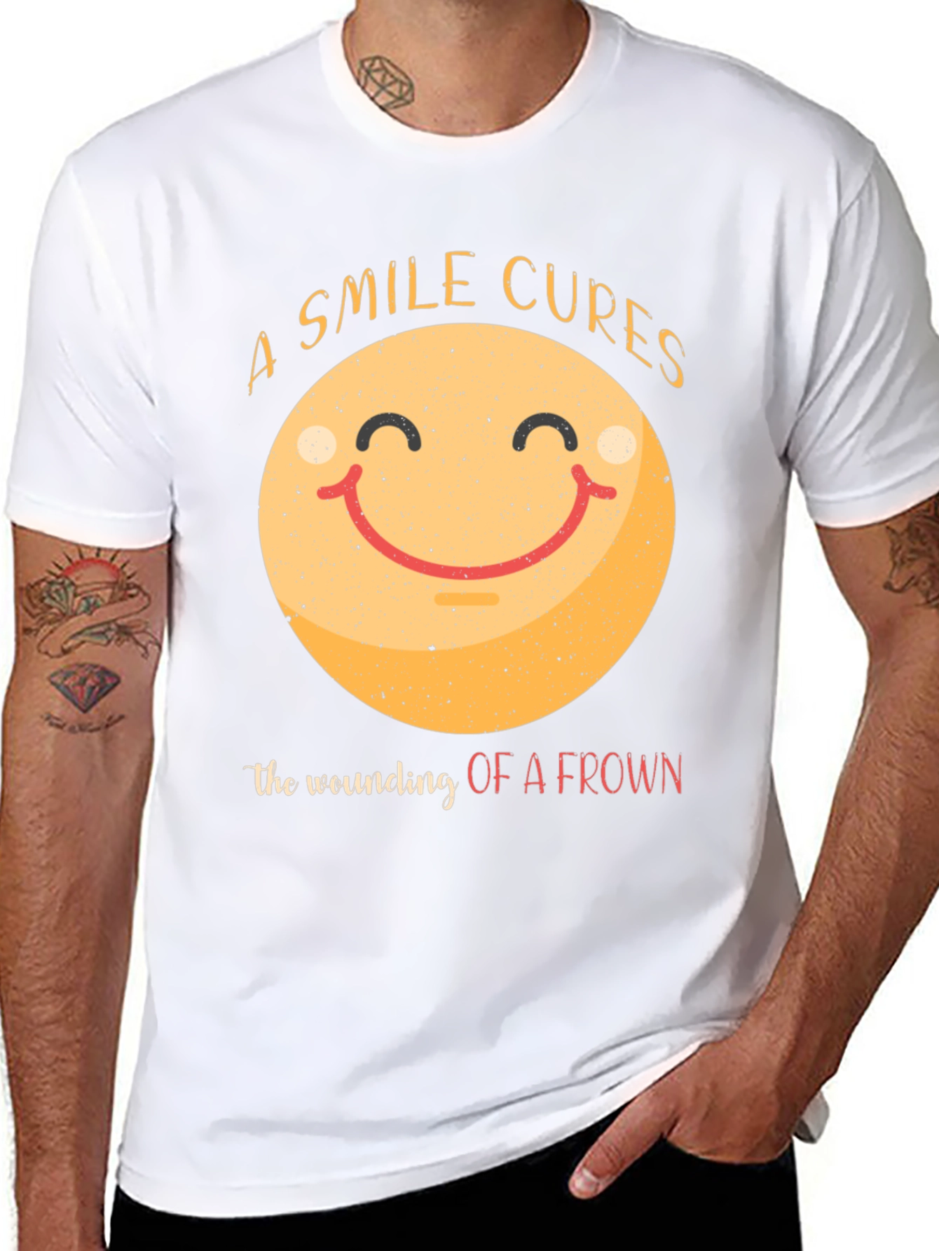 Black Smile Cures Graphic T-Shirt - Black view 8