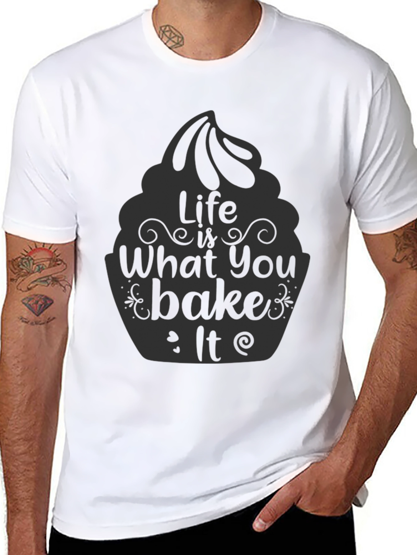 Black Life is What You Bake It T-Shirt view 8