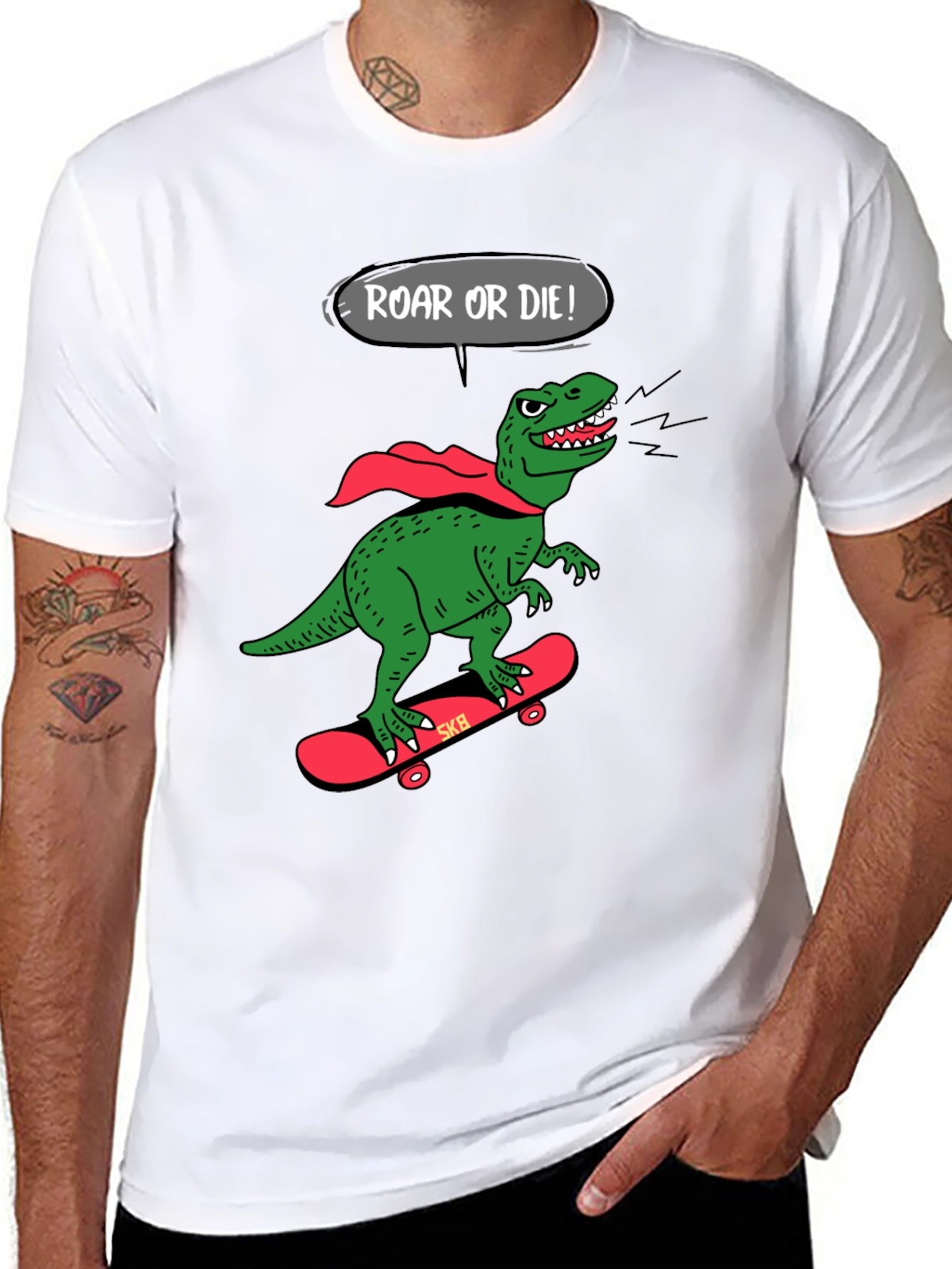 Roar or Die Dinosaur T-Shirt - 8