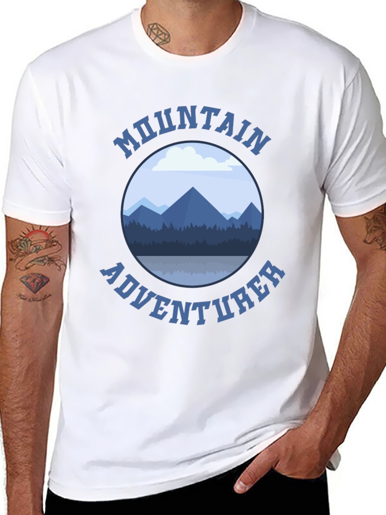 Black Mountain Adventurer Graphic Tee - Black view 8