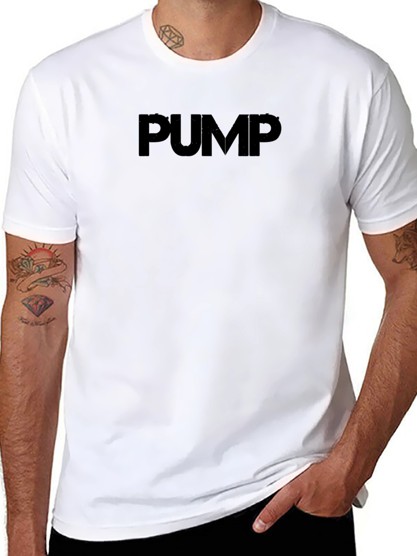 Black PUMP Graphic T-Shirt - Black view 8