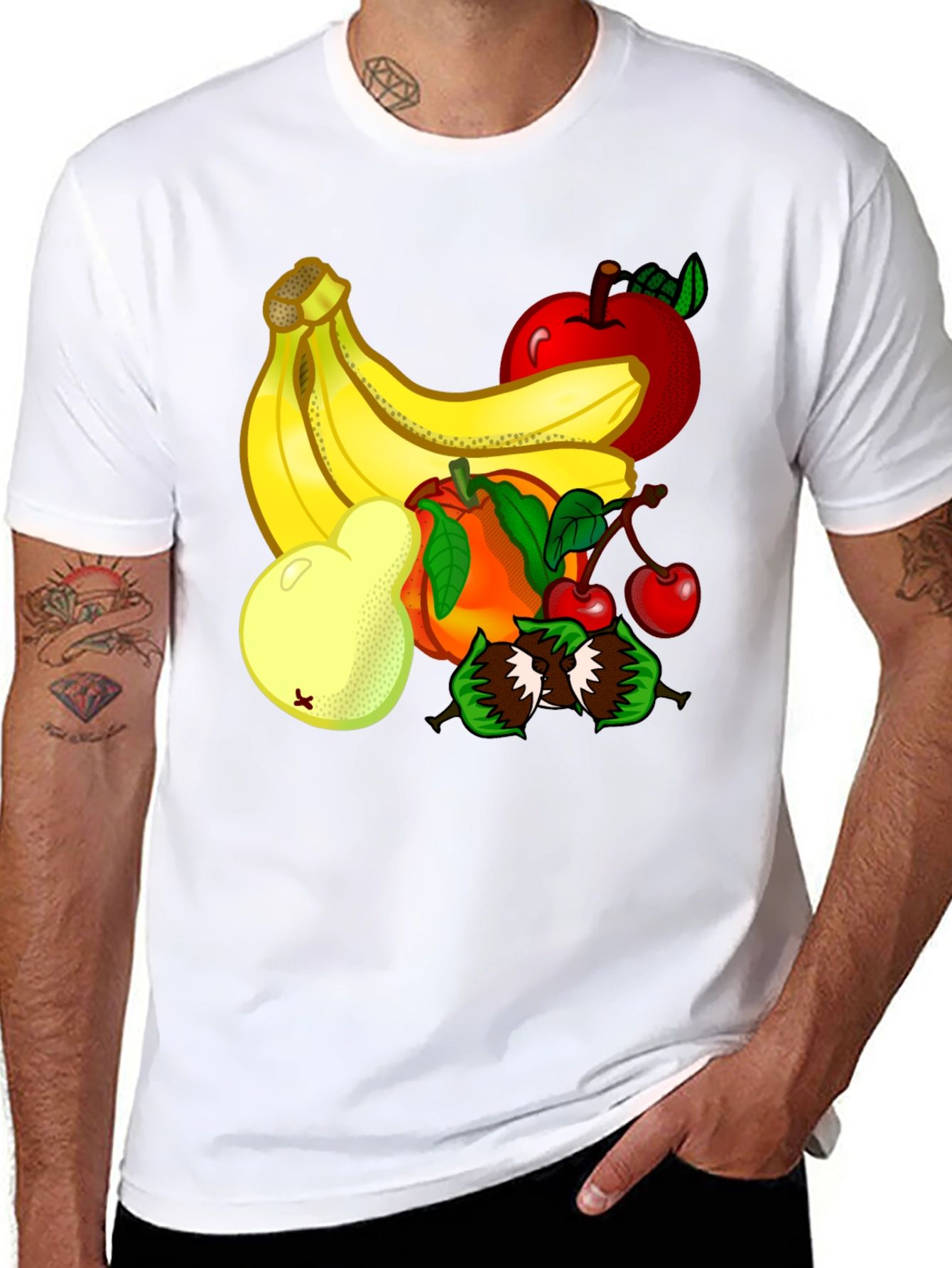 Black Fruitful Fun Black Tee view 8