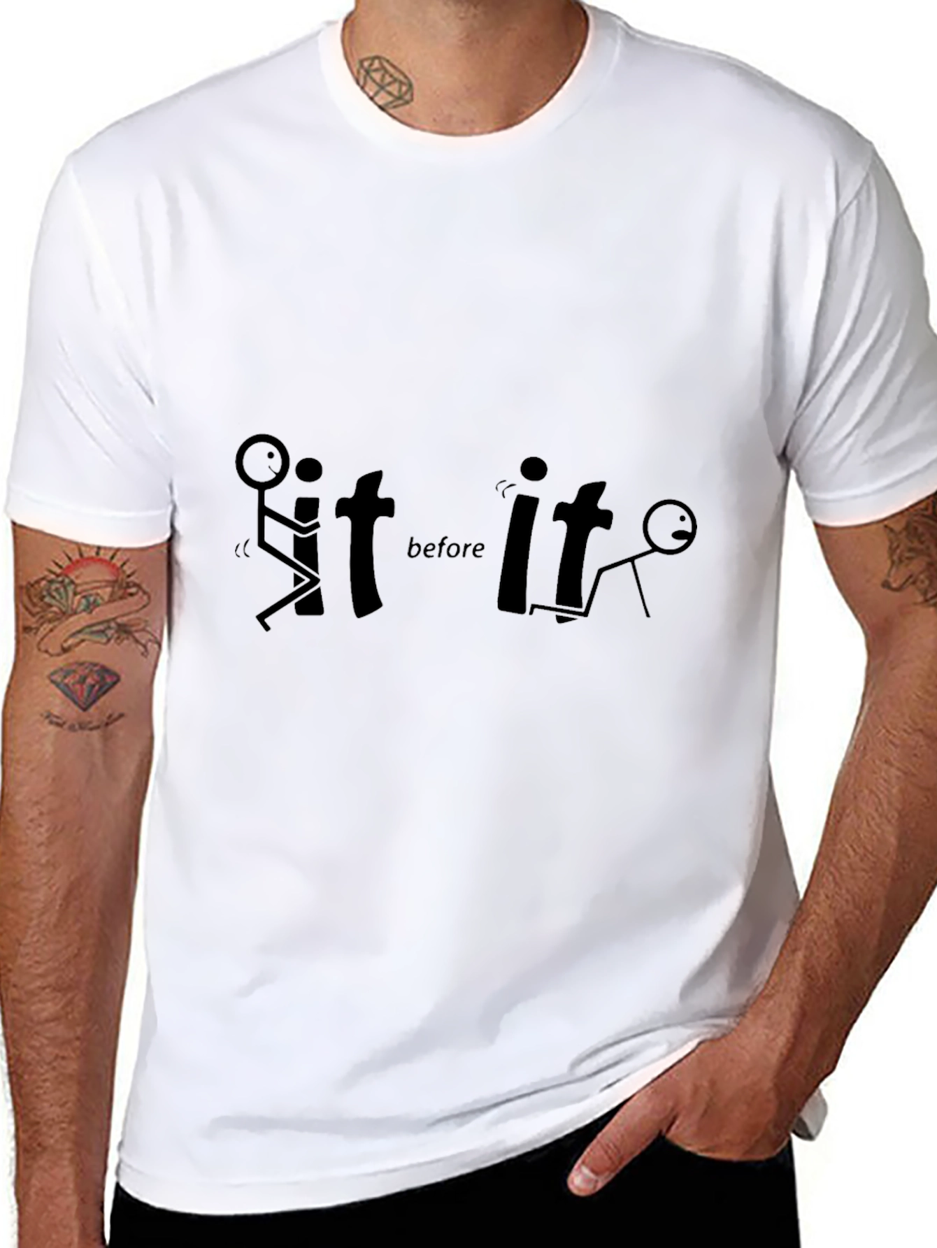 Black F**k It Before It F**ks You T-Shirt view 8