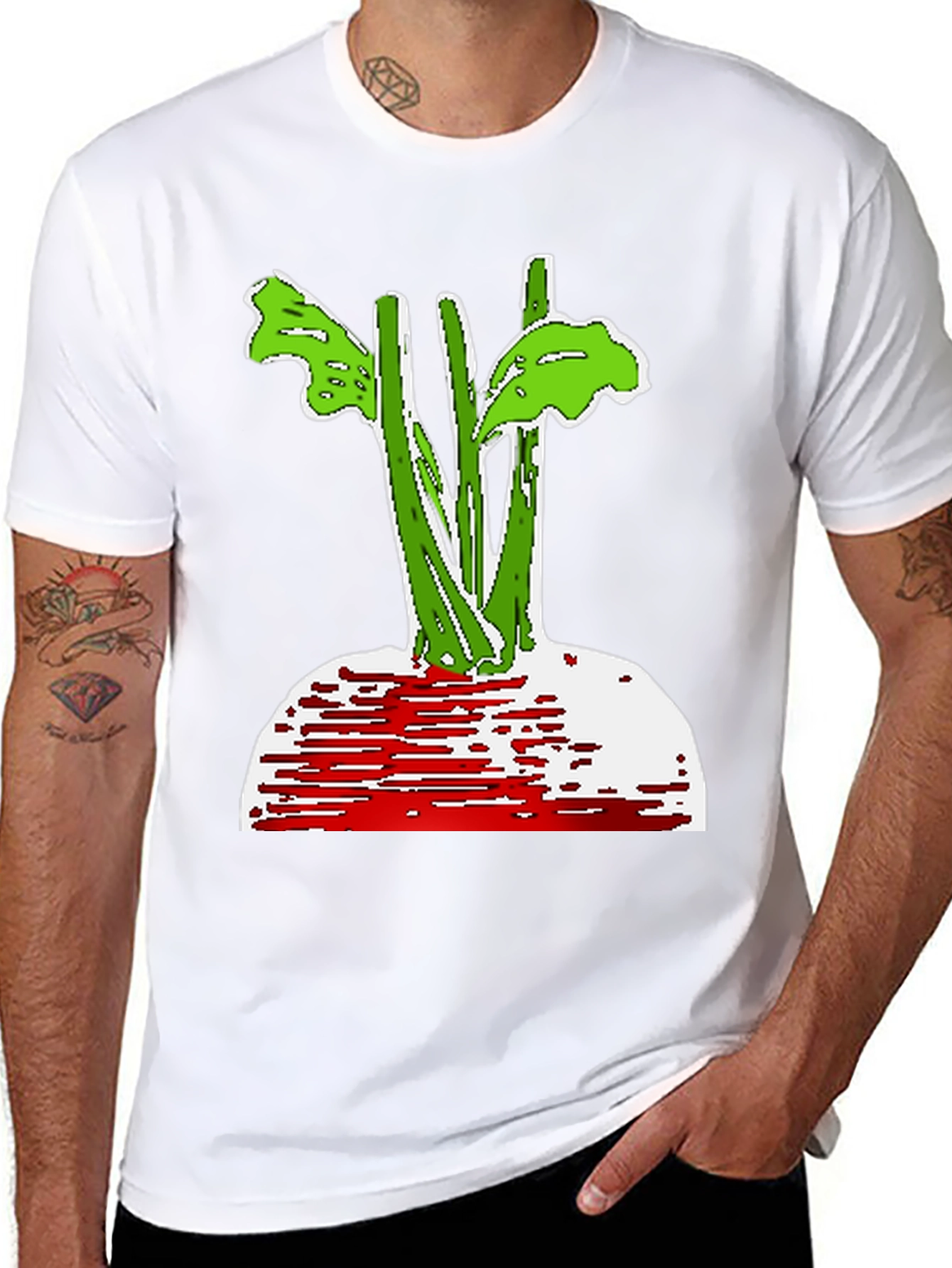 Black Beet Plant Graphic T-Shirt - Nature Lover Tee view 8