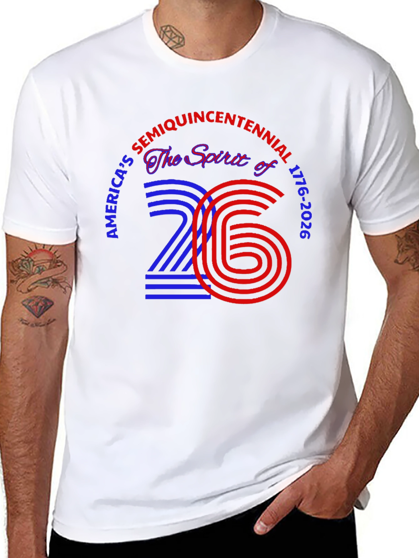 Black America's Semiquincentennial T-Shirt 1776-2026 view 8