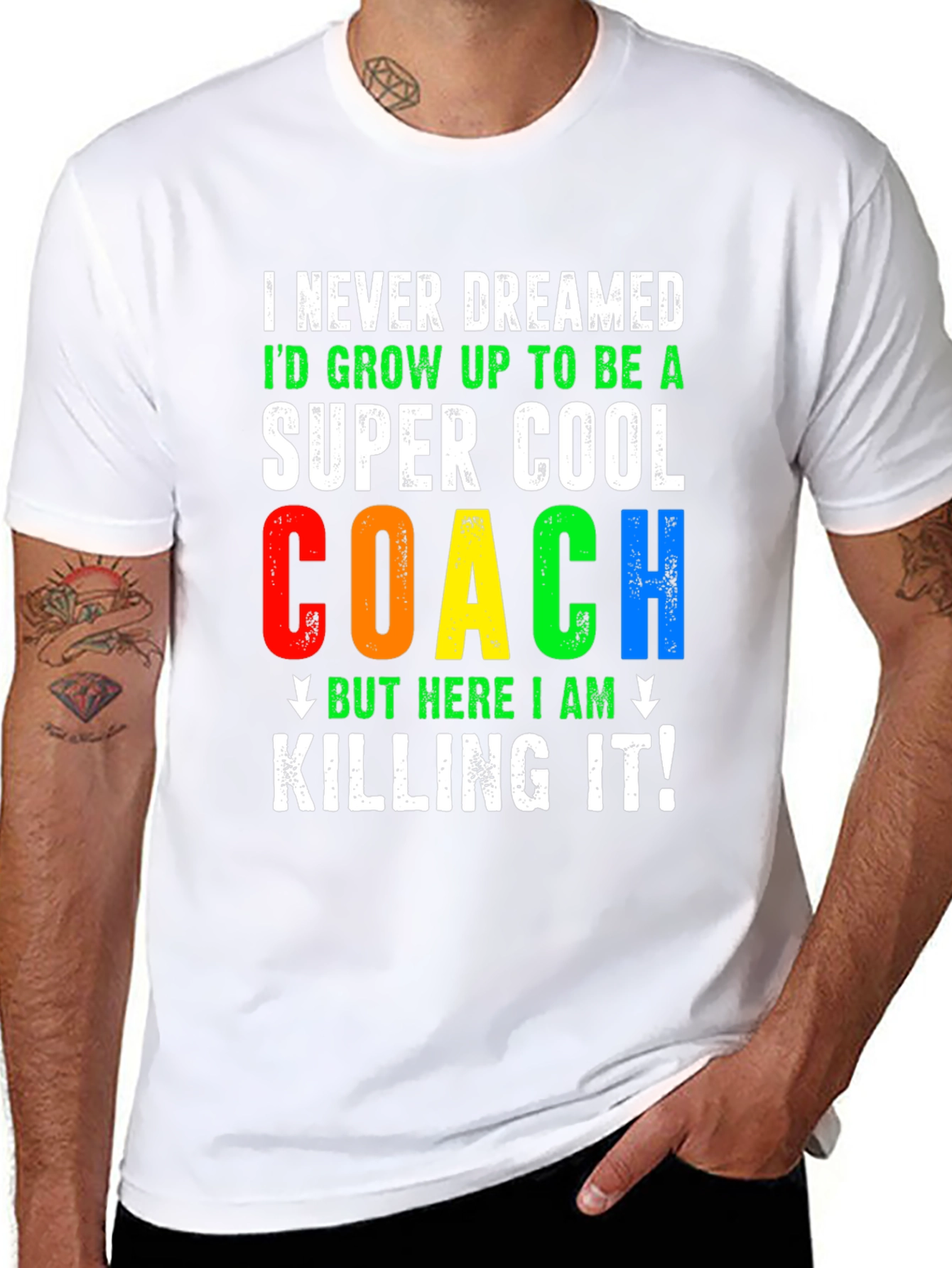 Black Super Cool Coach T-Shirt view 8