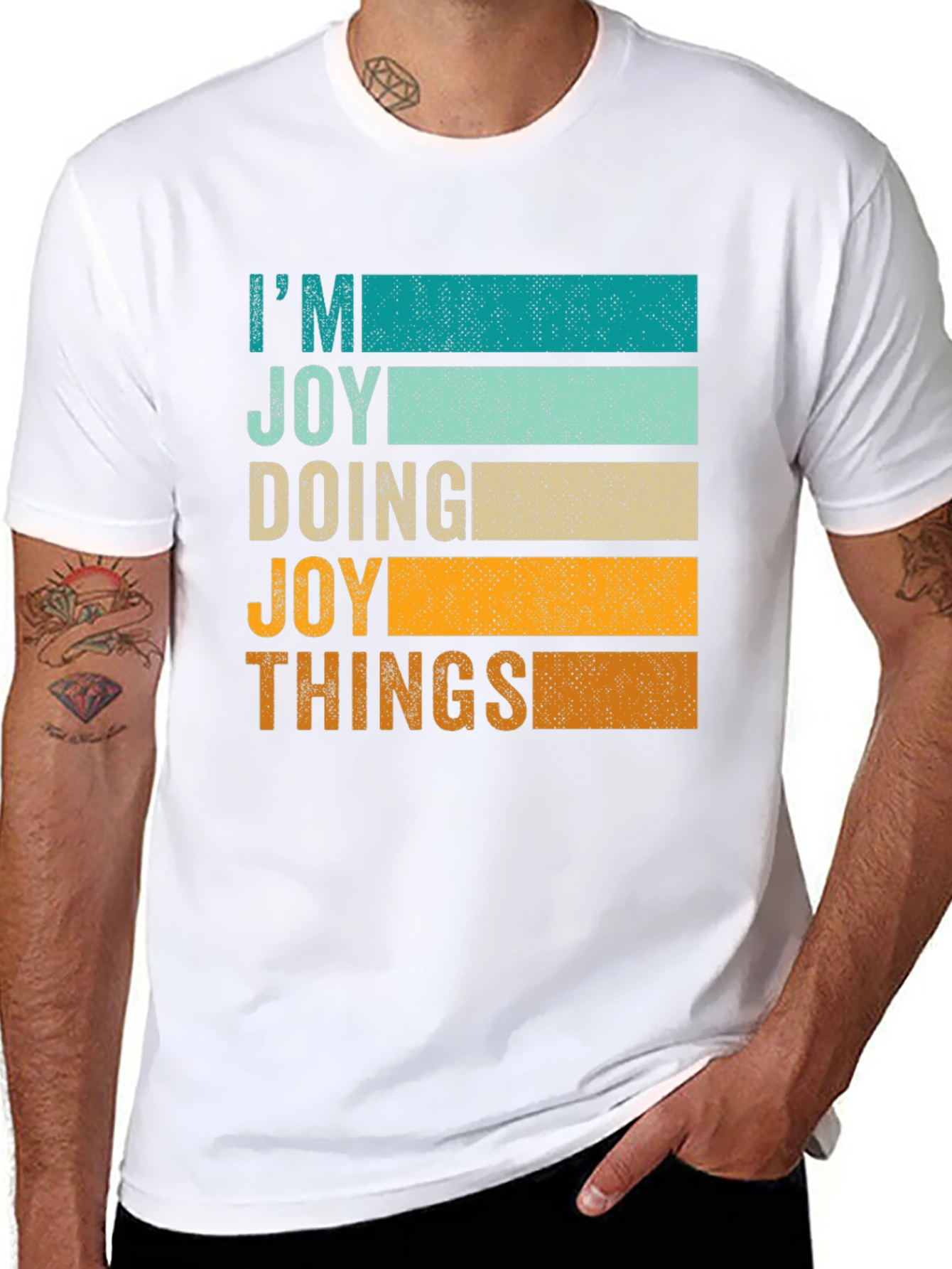 Black I'm Joy Doing Joy Things Graphic Tee view 8