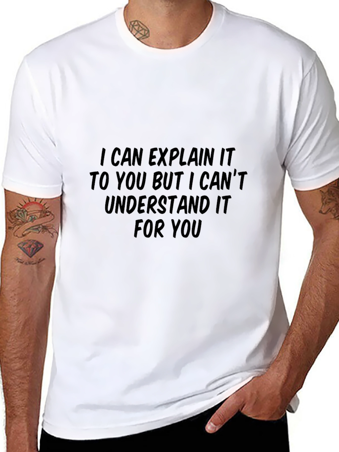 Black I Can Explain It T-Shirt view 8