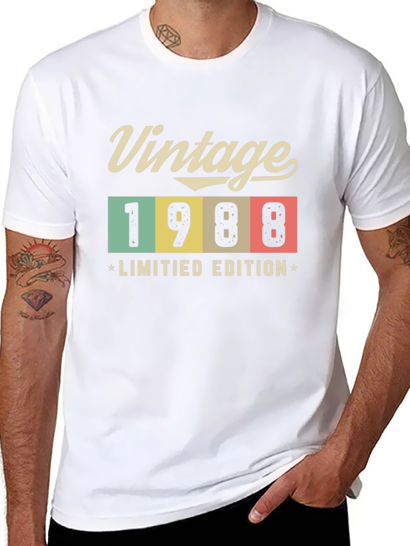 Black Vintage 1988 Limited Edition T-Shirt view 8