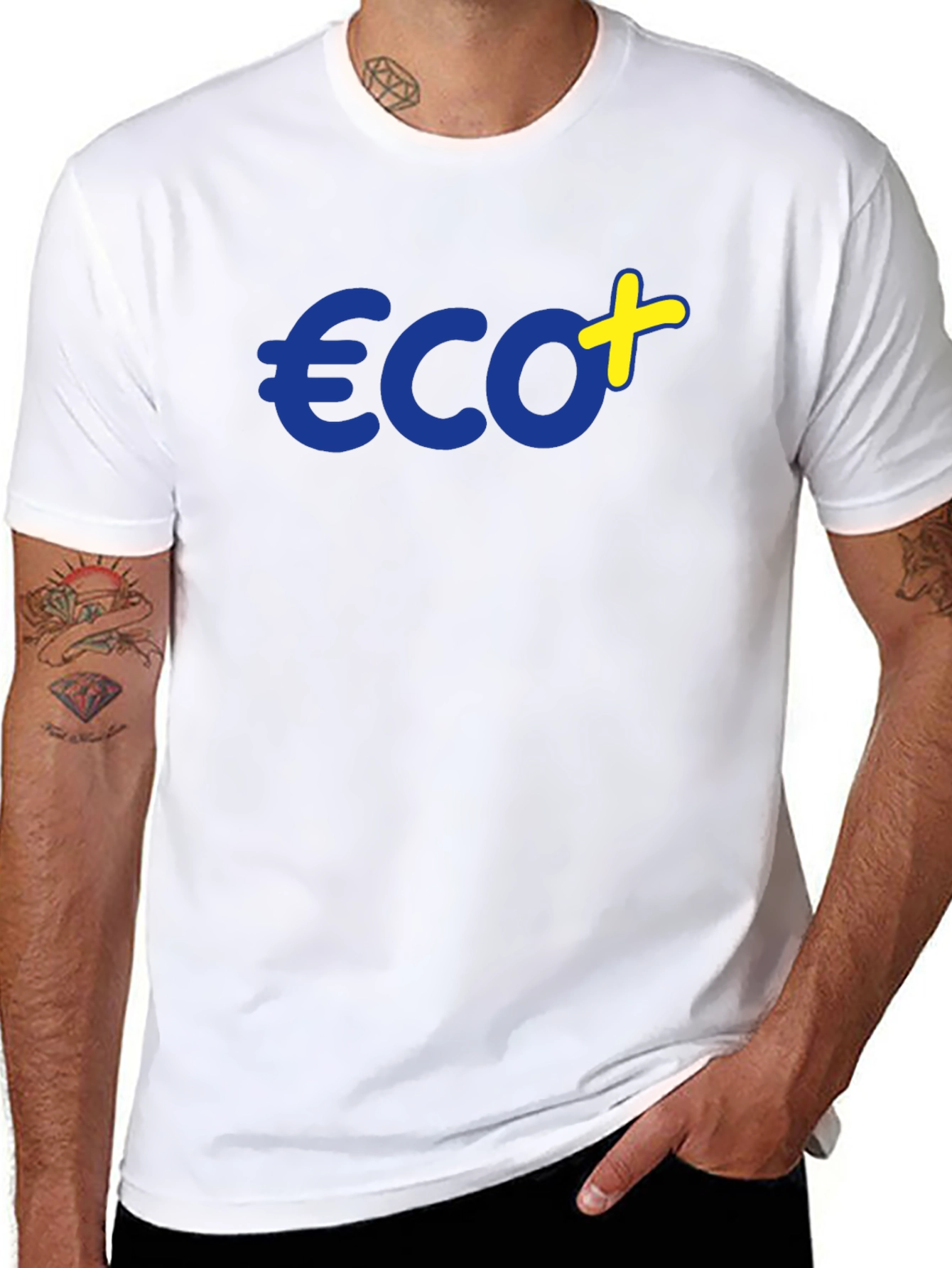 Black Eco+ T-Shirt - Sustainable Style view 8