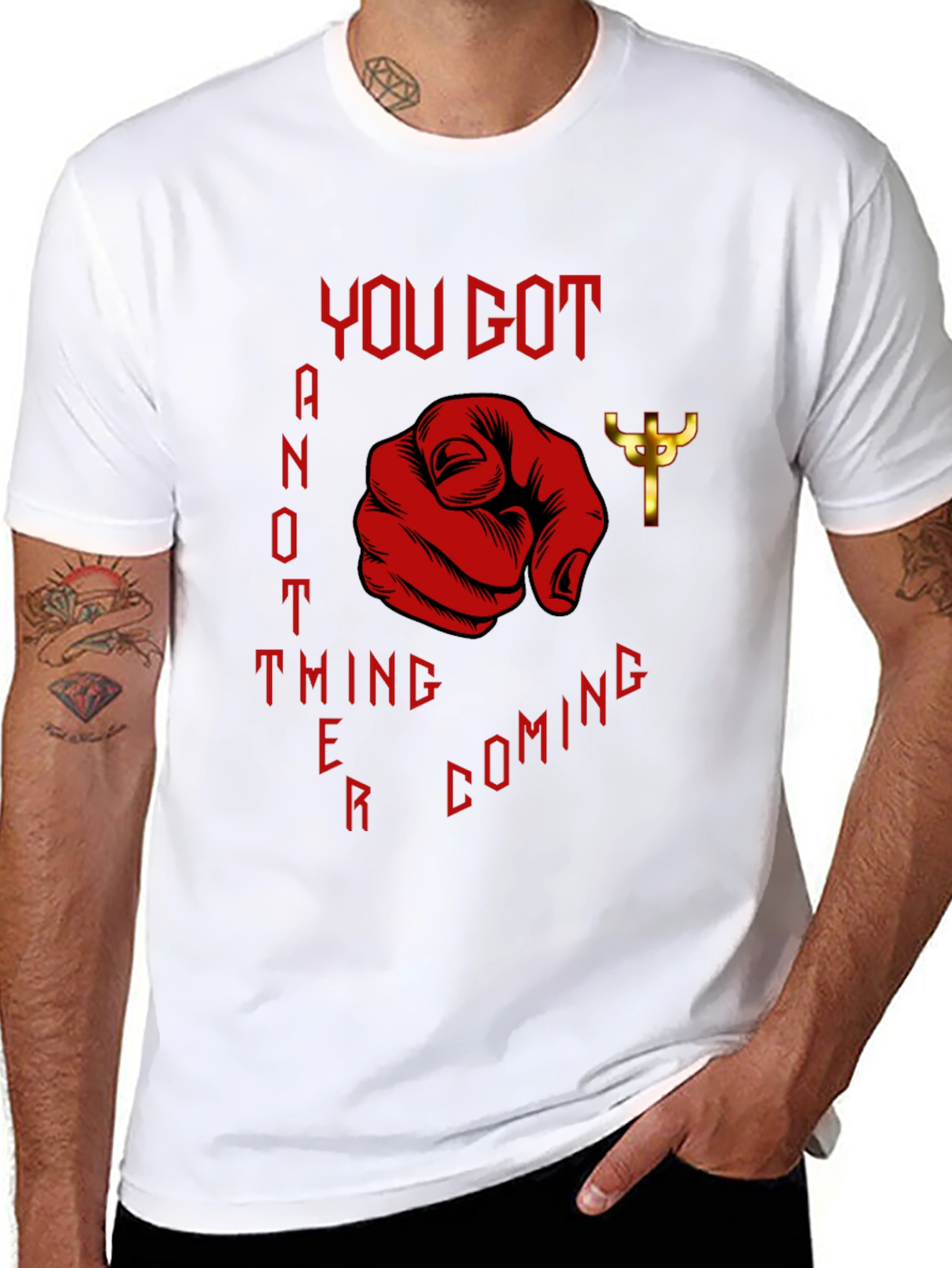 Black You Got Another Thing Coming T-Shirt view 8