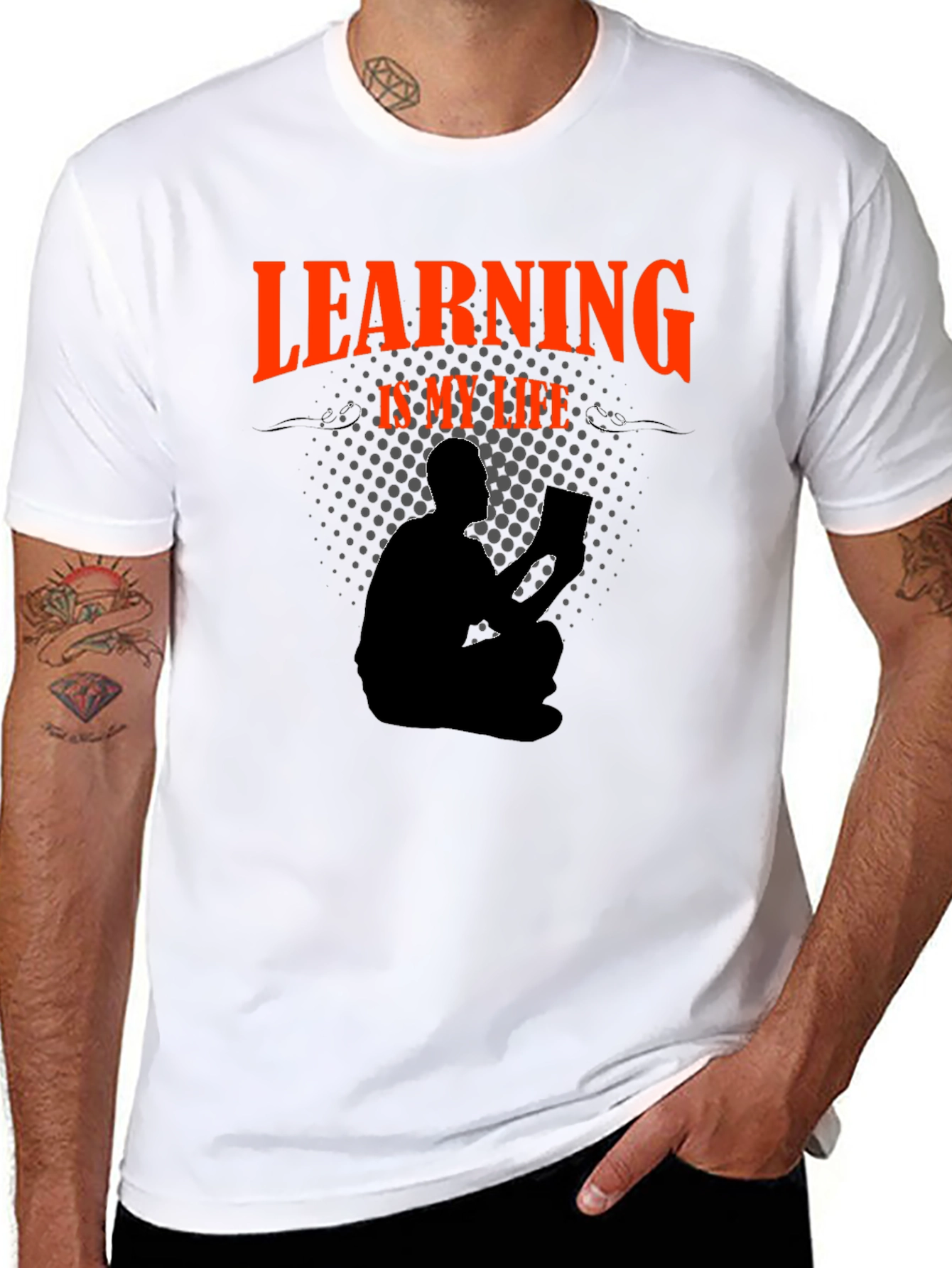 Black Learning is My Life T-Shirt view 8