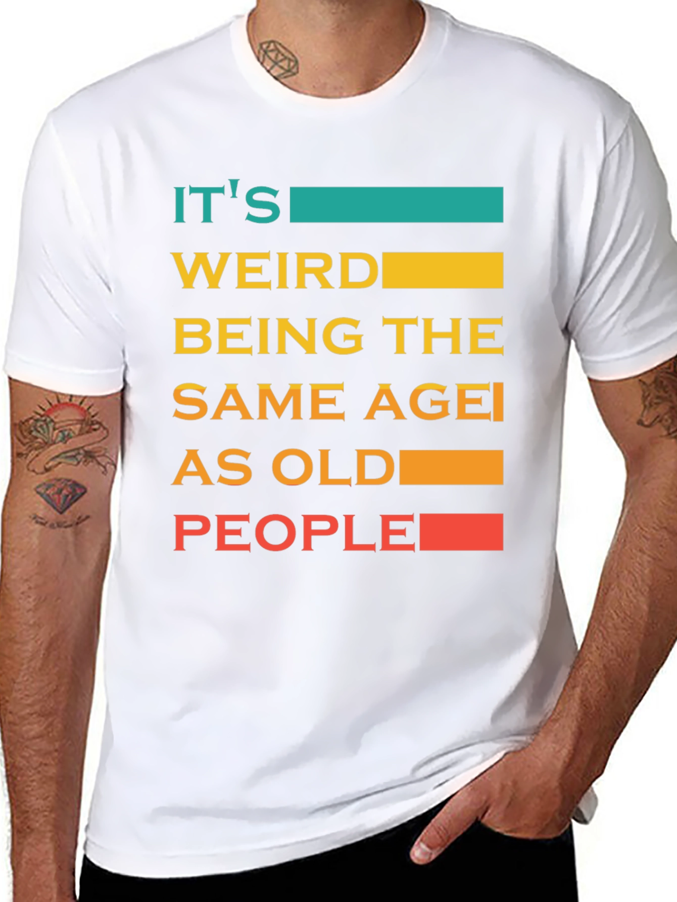 Black Funny Age Quote T-Shirt view 8