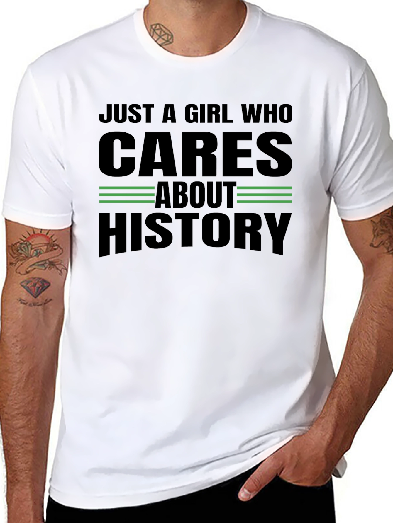 Black History Lover Graphic Tee -  Just A Girl Who Cares view 8