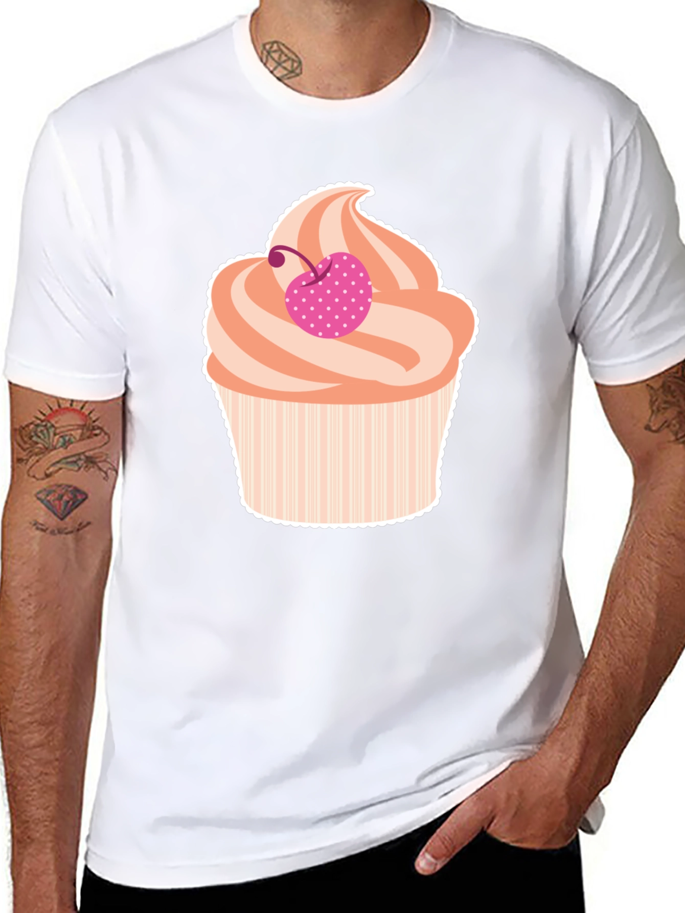 Black Cupcake Graphic Tee - Sweet Style view 8