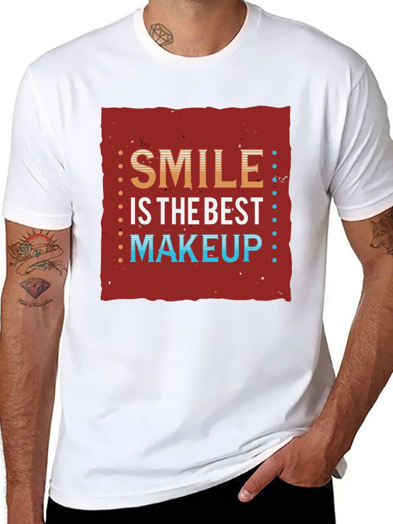 Black Smile is the Best Makeup Graphic T-Shirt view 8