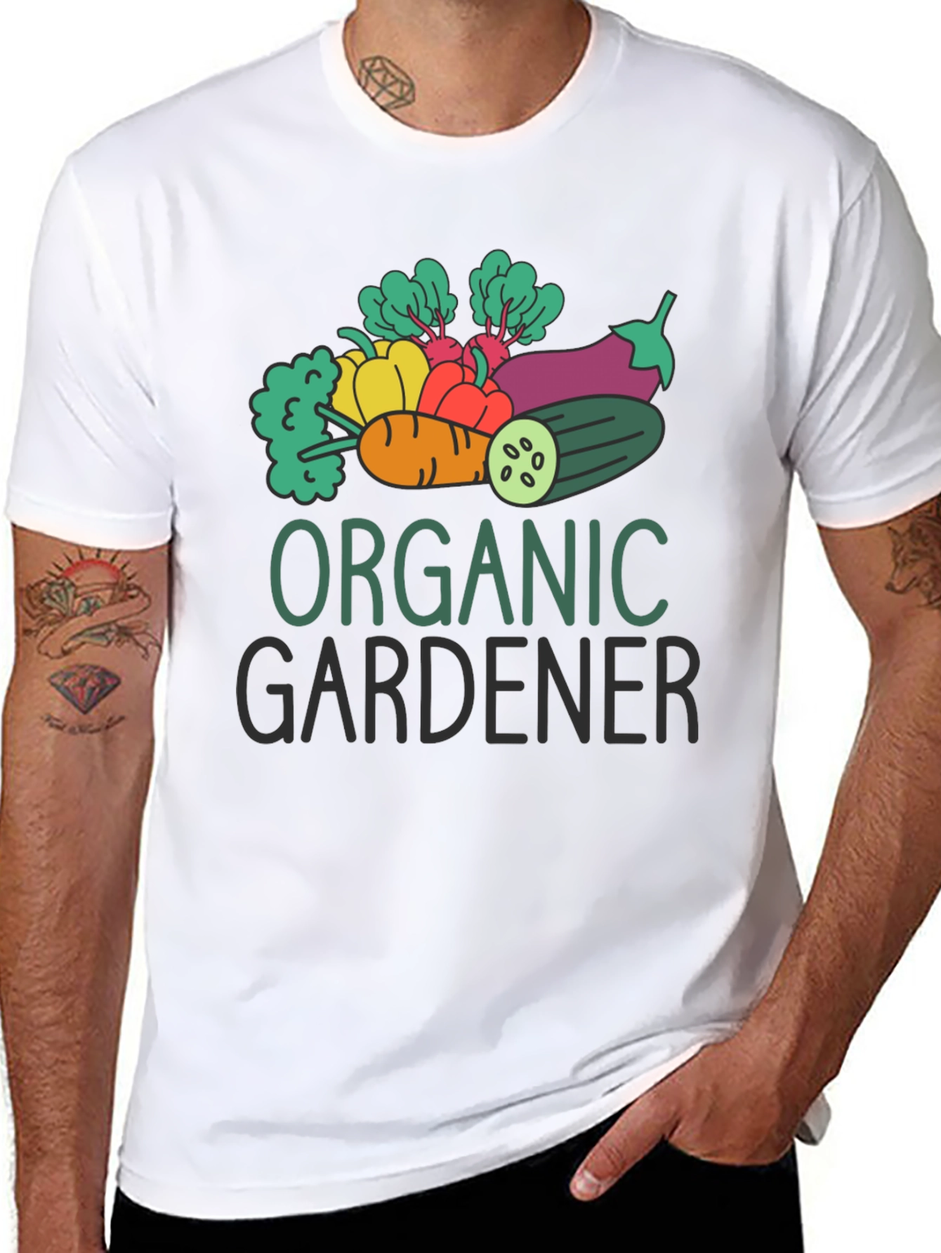 Organic Gardener T-Shirt - Farm Fresh Style! - 8