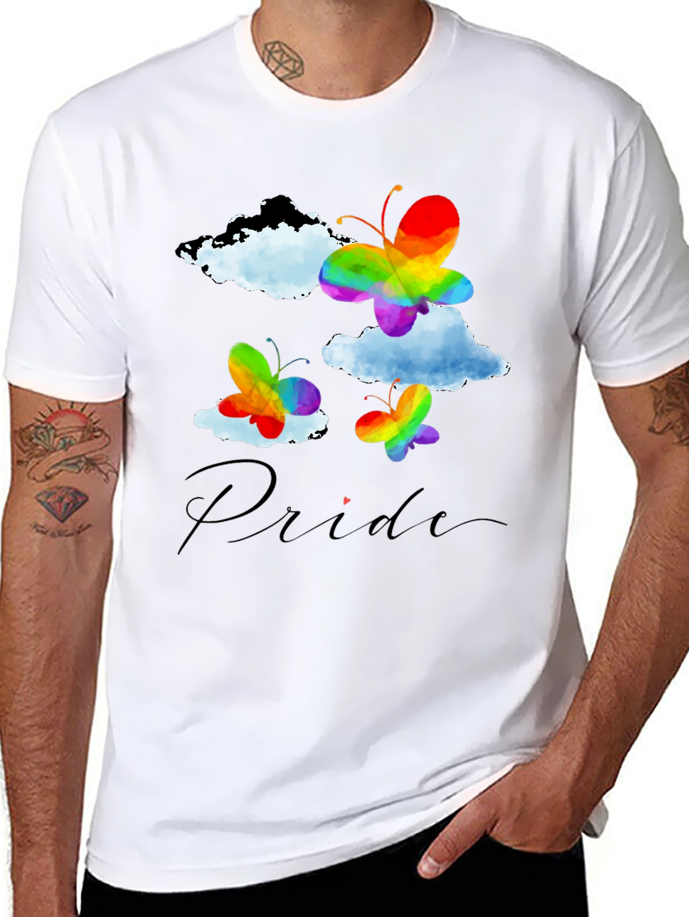Black Pride Butterfly Graphic Tee - Celebrate Love! view 8