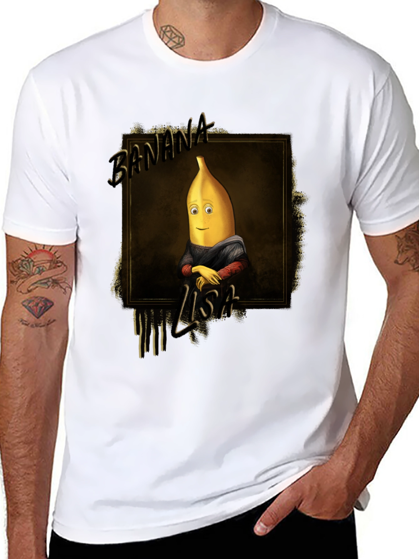 Black Banana Lisa Graphic Tee - Unique & Humorous view 8