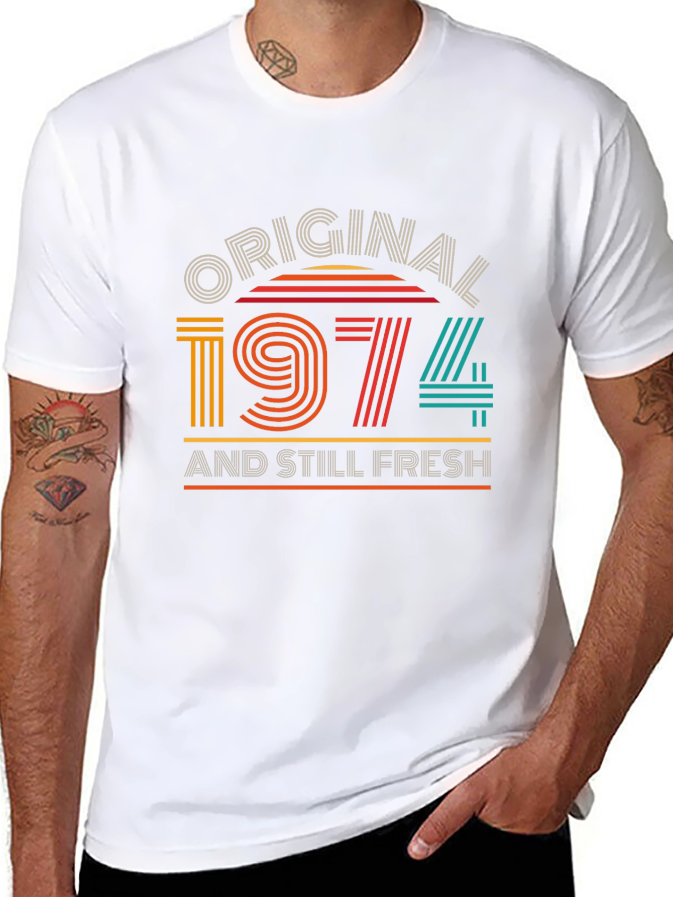 Black Original 1974 Still Fresh Graphic T-Shirt view 8