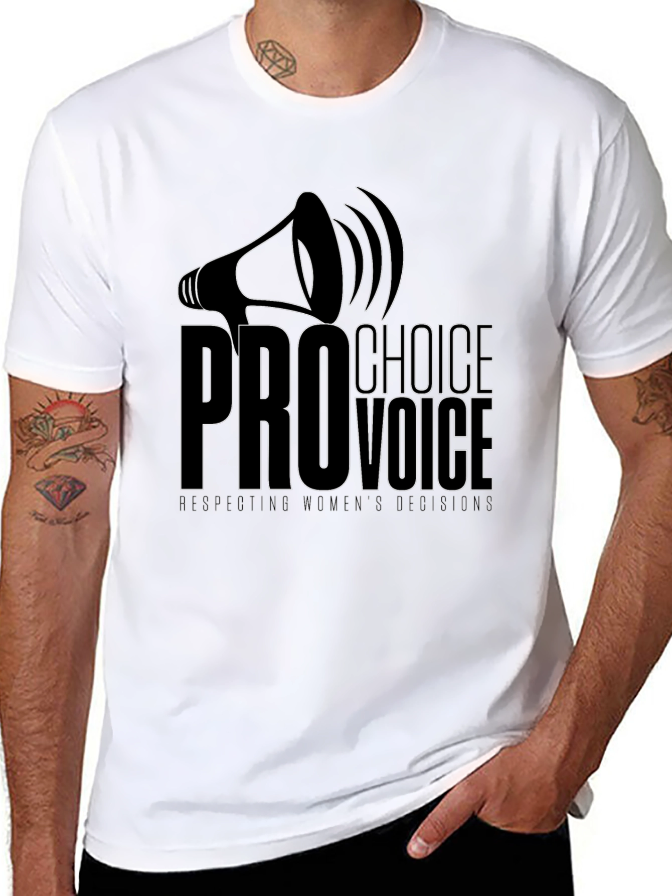 Pro-Choice Voice Tee: Respect Women's Decisions - 8