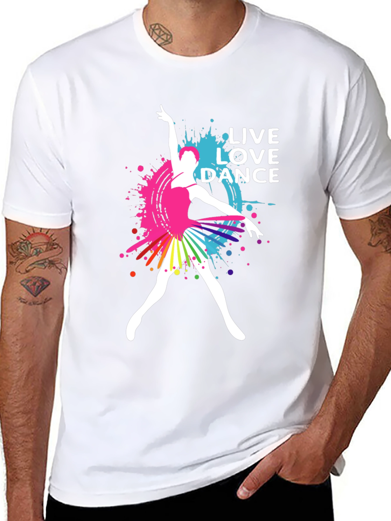 Black Live Love Dance T-Shirt view 8
