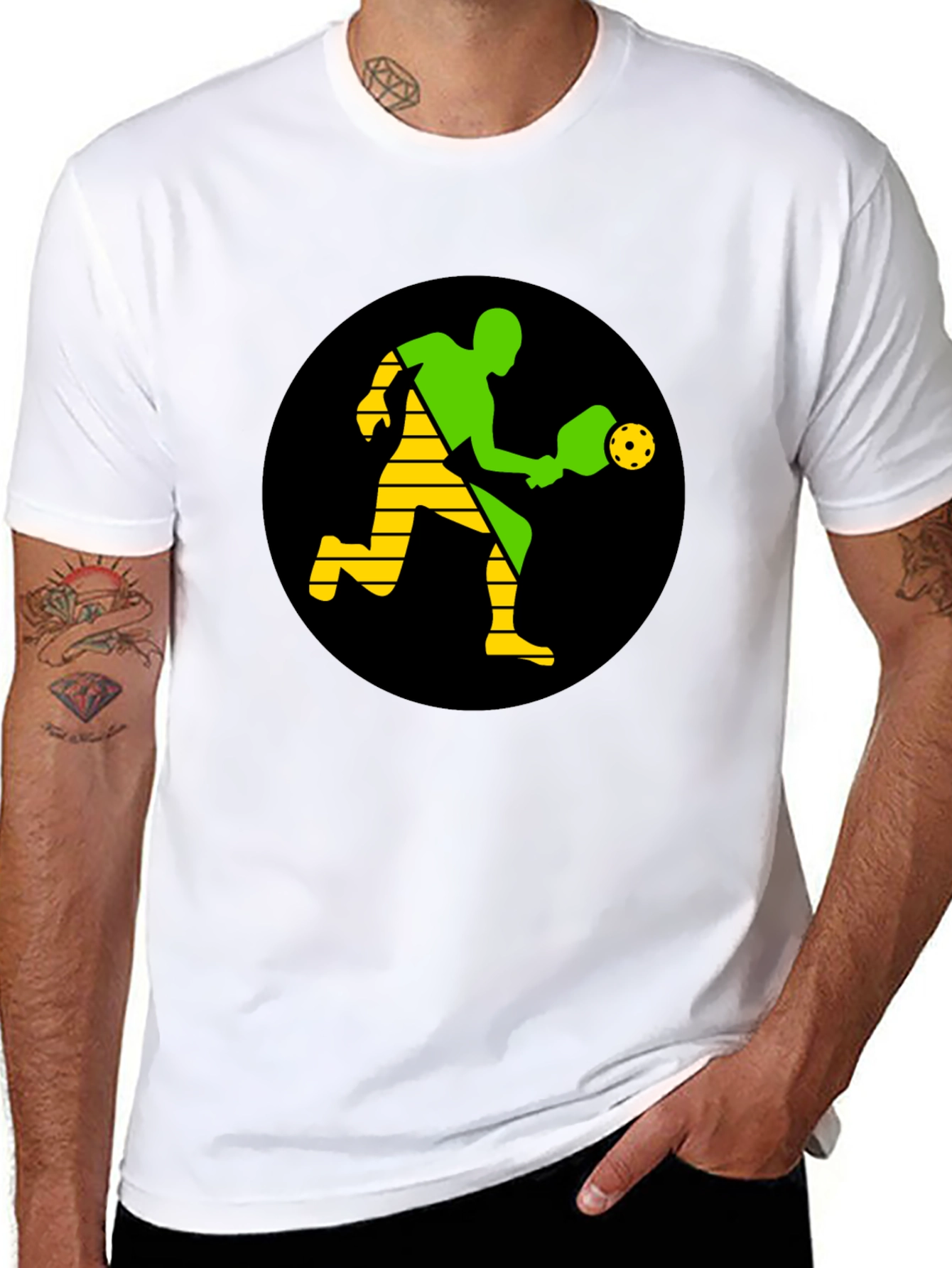Pickleball Player Graphic Tee - 8